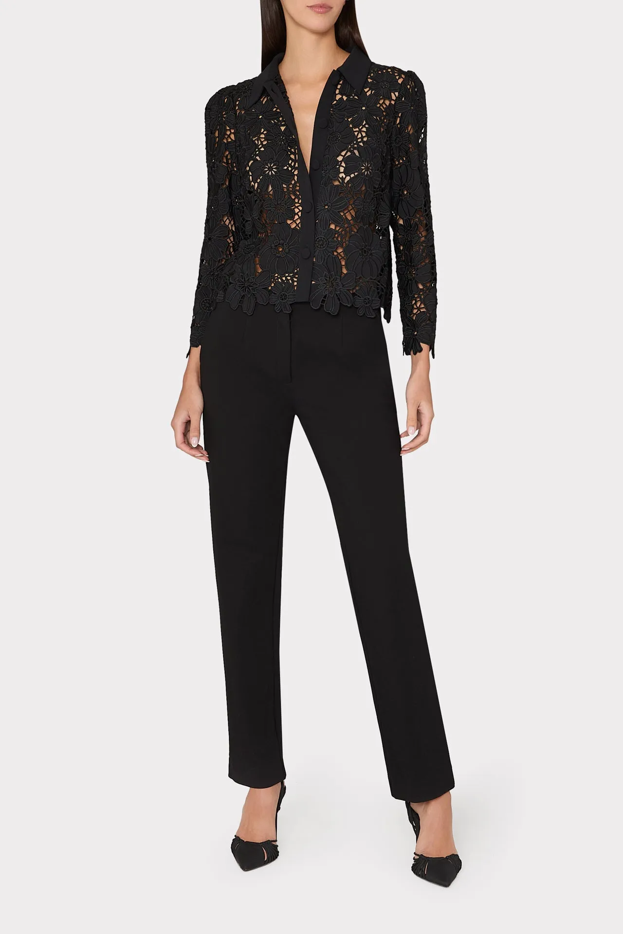 June Roja Lace Top sold by Milly product image thumbnail 2