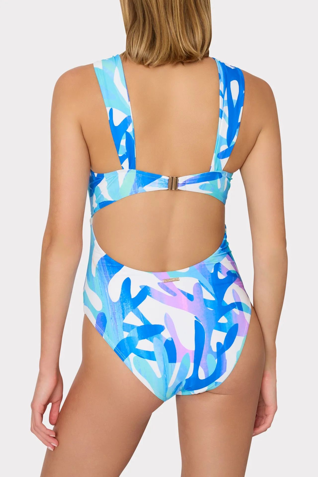 Betsy Italian Under The Sea Bandeau One Piece sold by Milly product image thumbnail 5