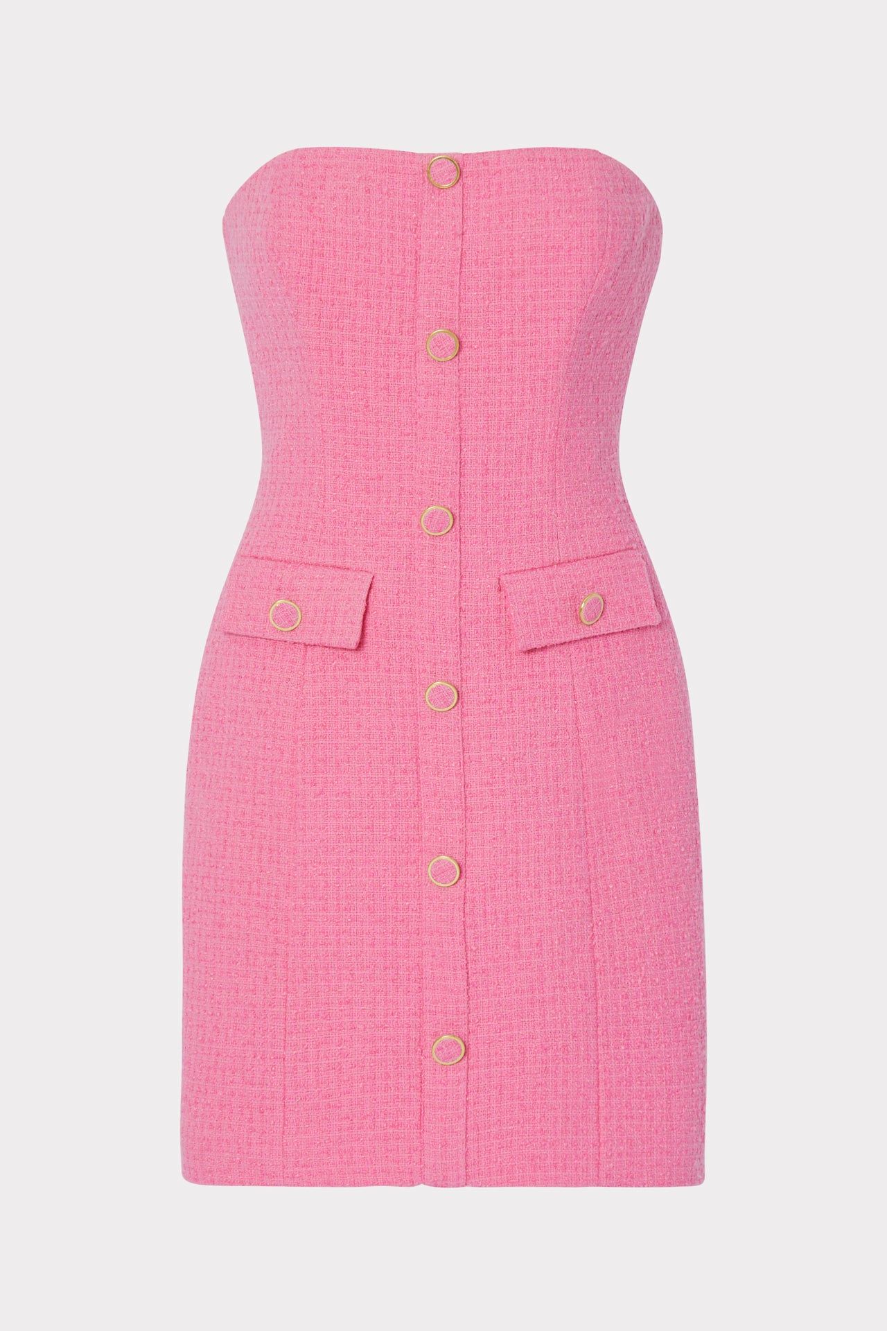 Hana Boucle Mini Dress sold by Milly