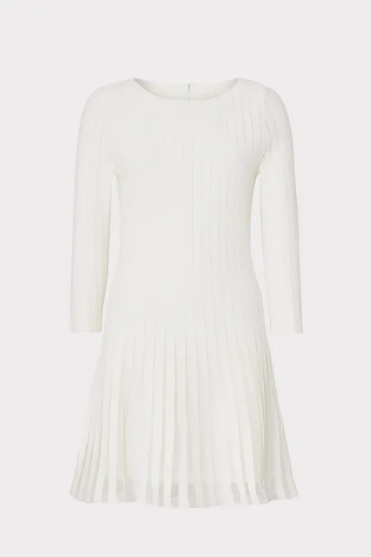 Tabitha Sheer Godet Mini Dress sold by Milly