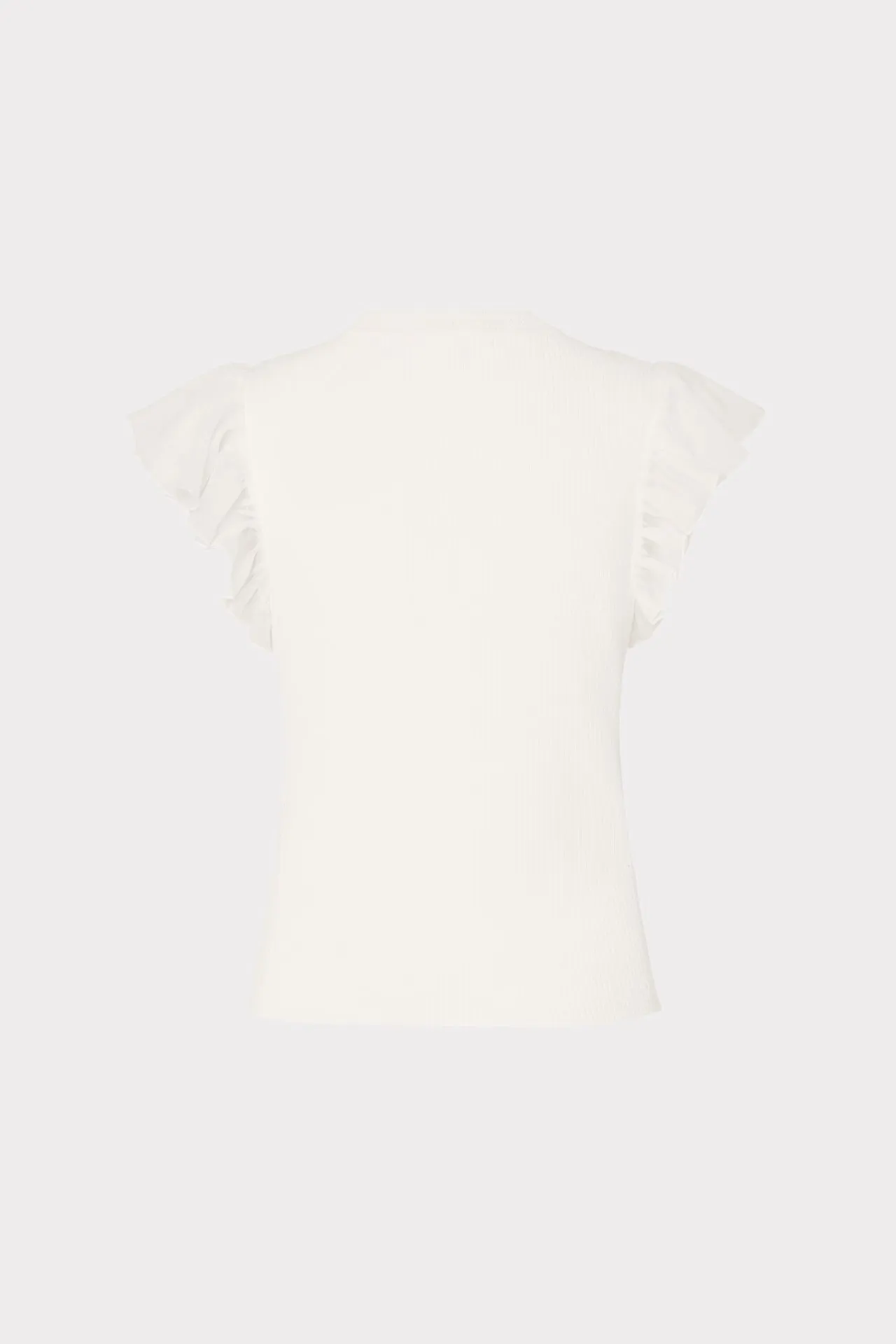 Chiffon Flutter Sleeve Knit Top sold by Milly product image thumbnail 4