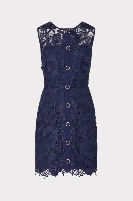 Judy Lace Mini Dress sold by Milly