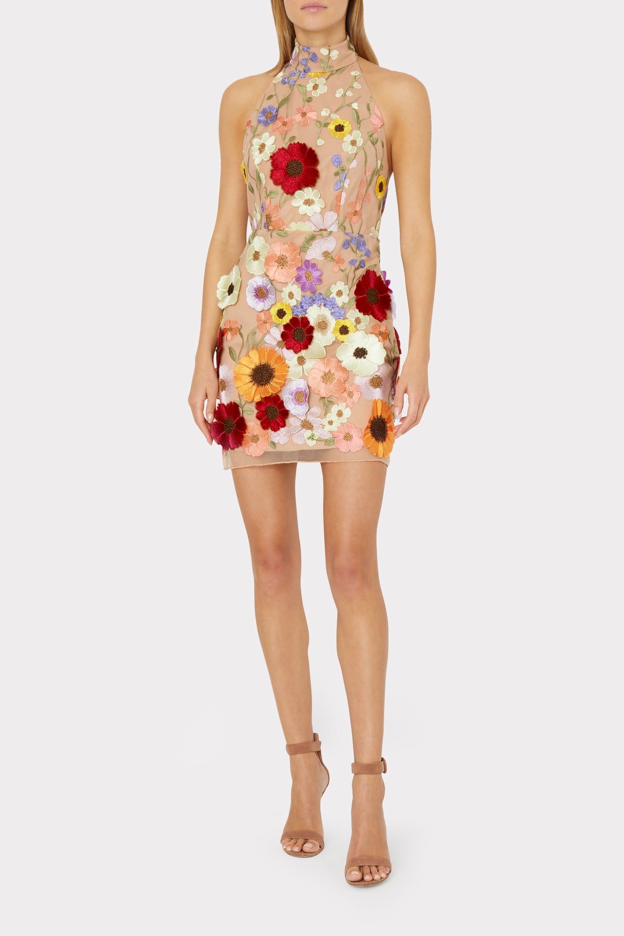 Hariet 3D Floral Embroidered Dress sold by Milly product image thumbnail 2