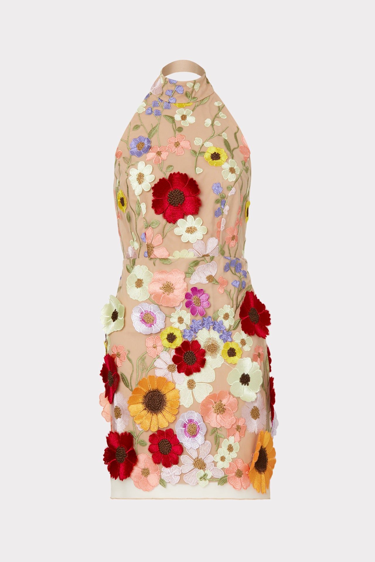 Hariet 3D Floral Embroidered Dress sold by Milly