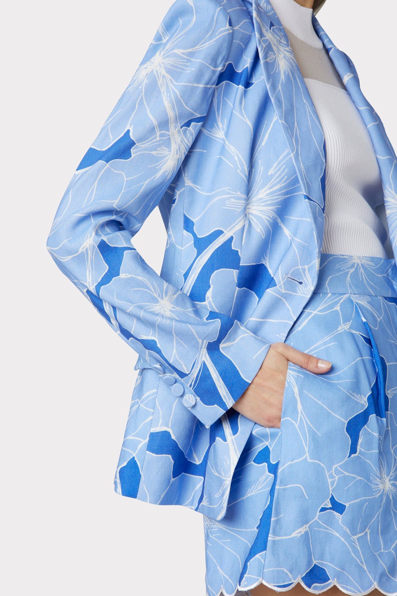 Avery Waterlily Blazer sold by Milly product image thumbnail 3