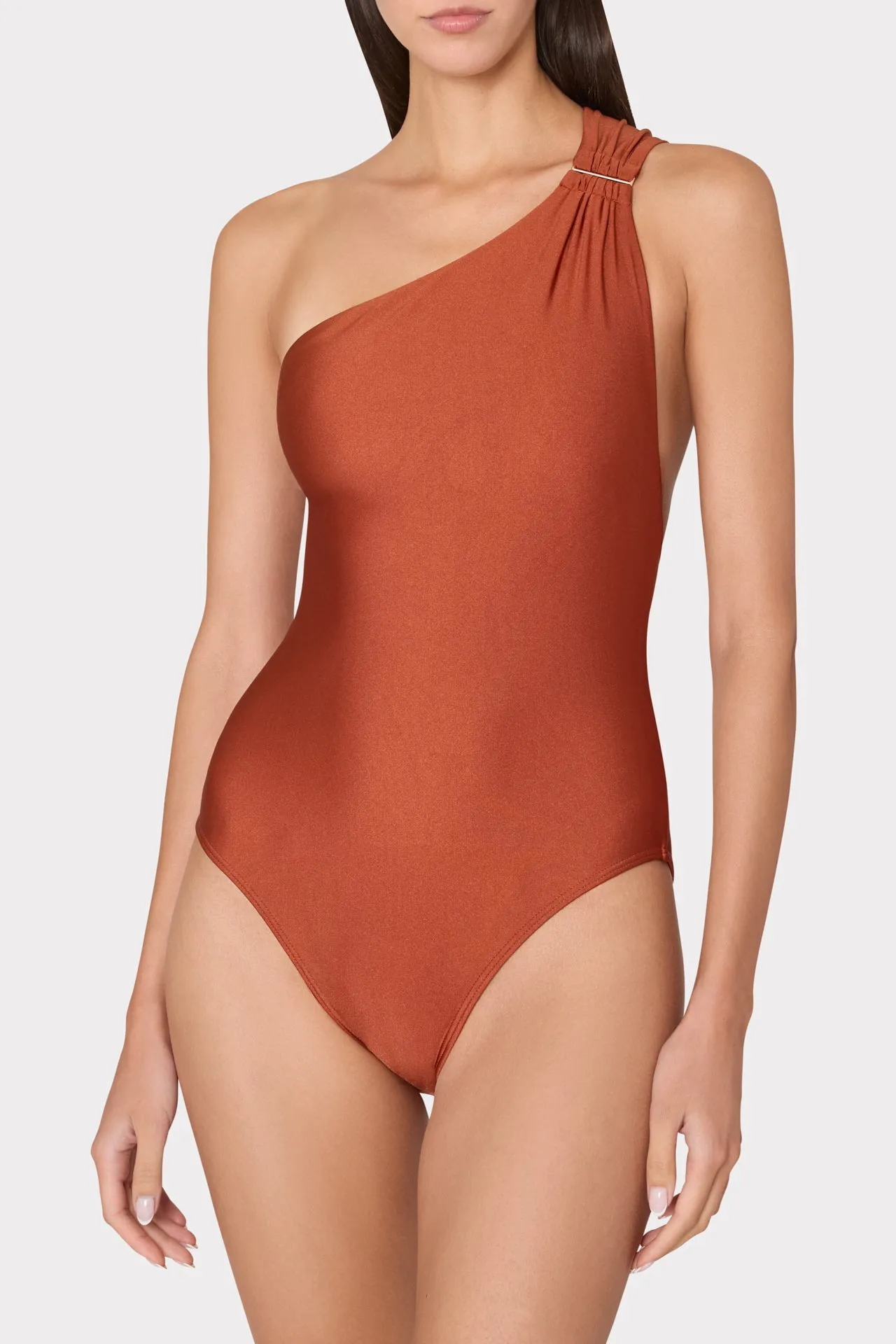 Sam Gloss One Shoulder One Piece sold by Milly product image thumbnail 2