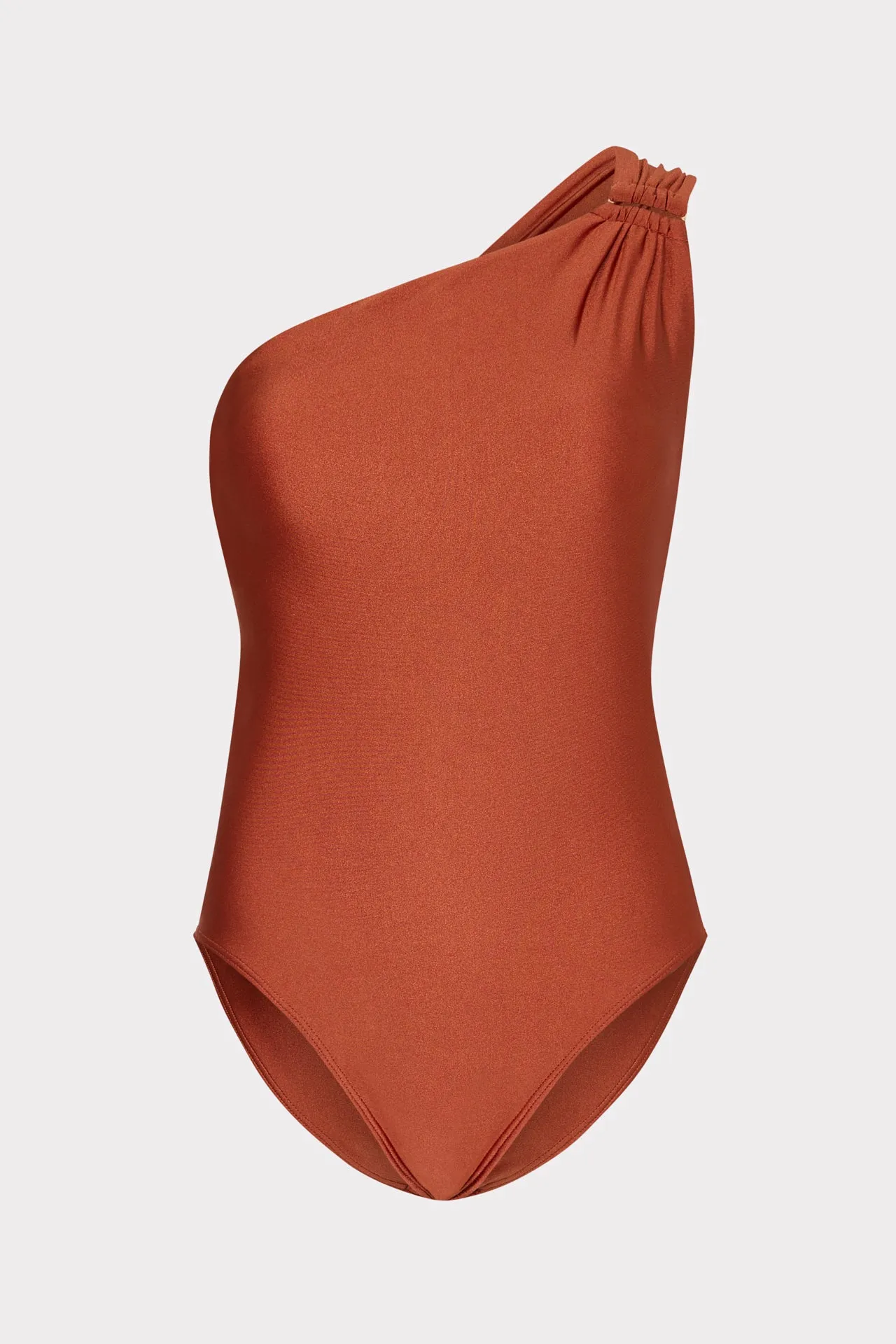 Sam Gloss One Shoulder One Piece sold by Milly