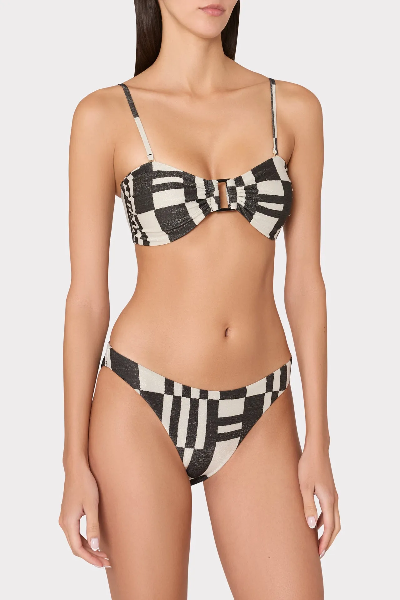 Barcelona Shimmer Puzzle Bandeau Top sold by Milly product image thumbnail 3