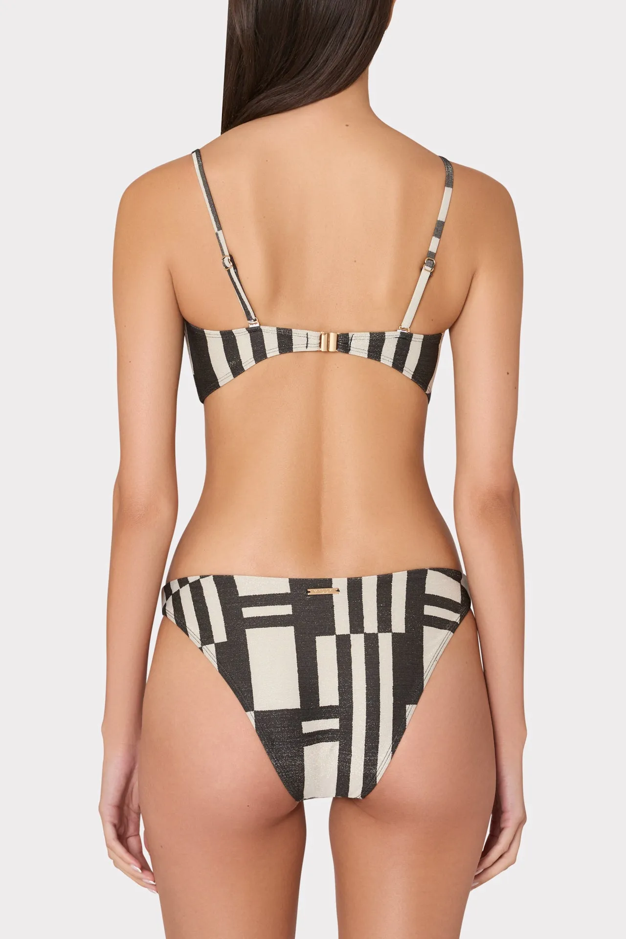 Barcelona Shimmer Puzzle Bandeau Top sold by Milly product image thumbnail 5