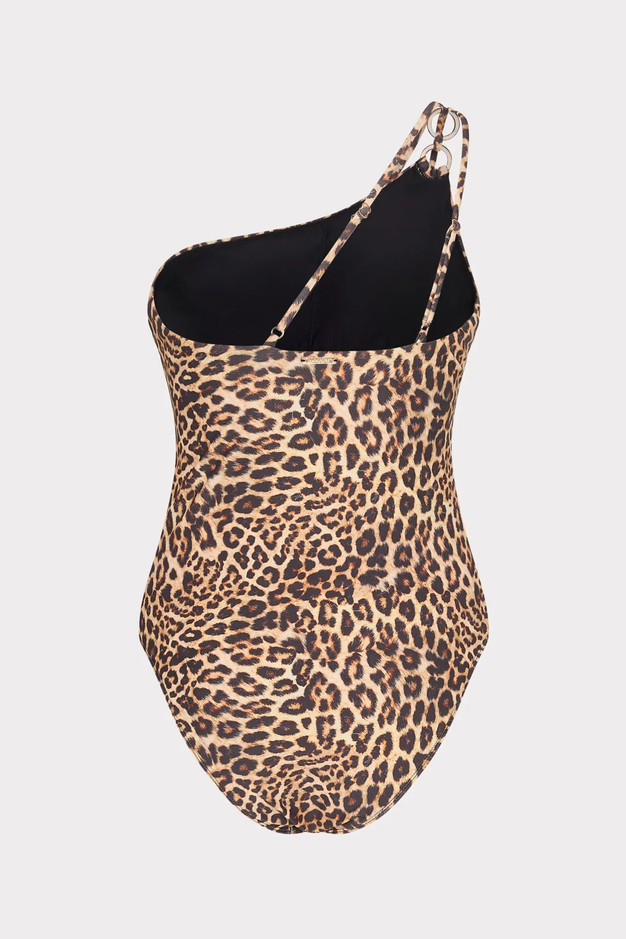 Leopard One Shoulder One Piece sold by Milly product image thumbnail 4