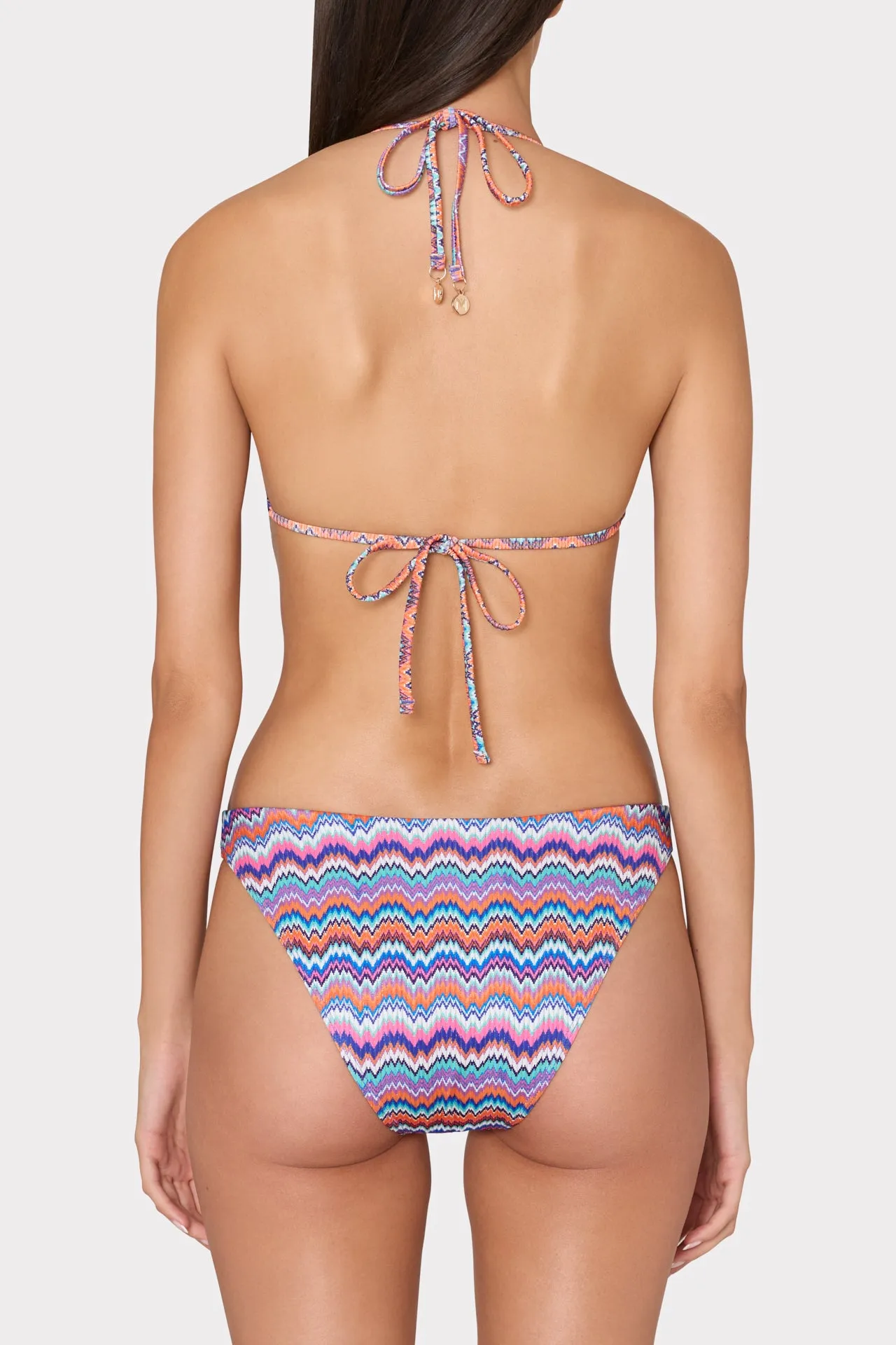 Margot Barcelona Metallic Chevron Bikini Bottom sold by Milly product image thumbnail 3