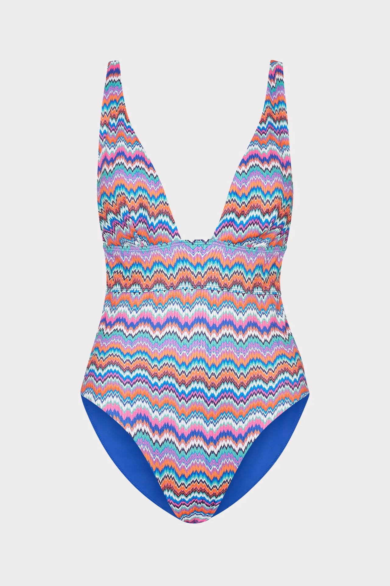 Ana Barcelona Metallic Chevron One Piece sold by Milly