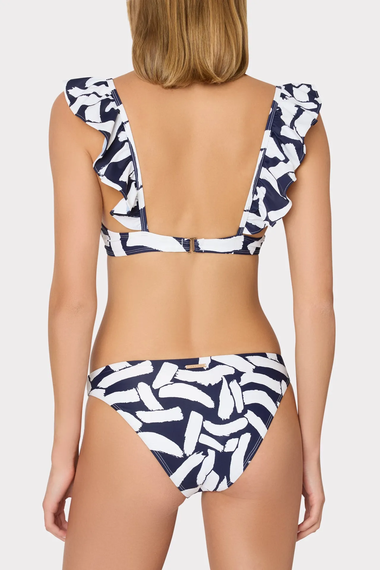 Margot Italian Graphic Brushstroke Bikini Bottom sold by Milly product image thumbnail 3