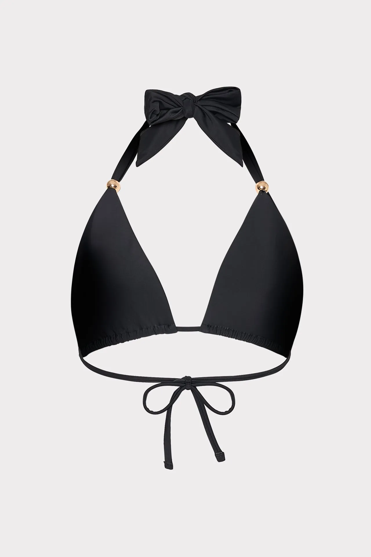 Bardot Beaded Halter Bikini Top sold by Milly product image thumbnail 4