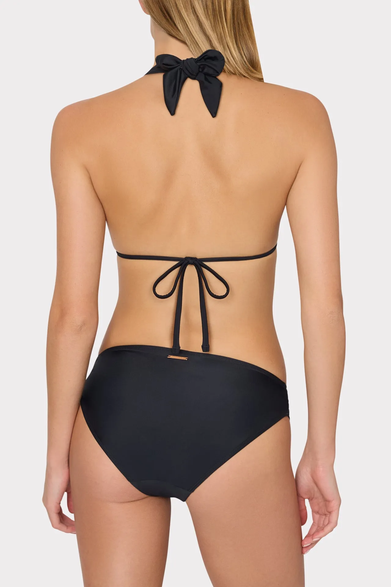 Bardot Beaded Halter Bikini Top sold by Milly product image thumbnail 3