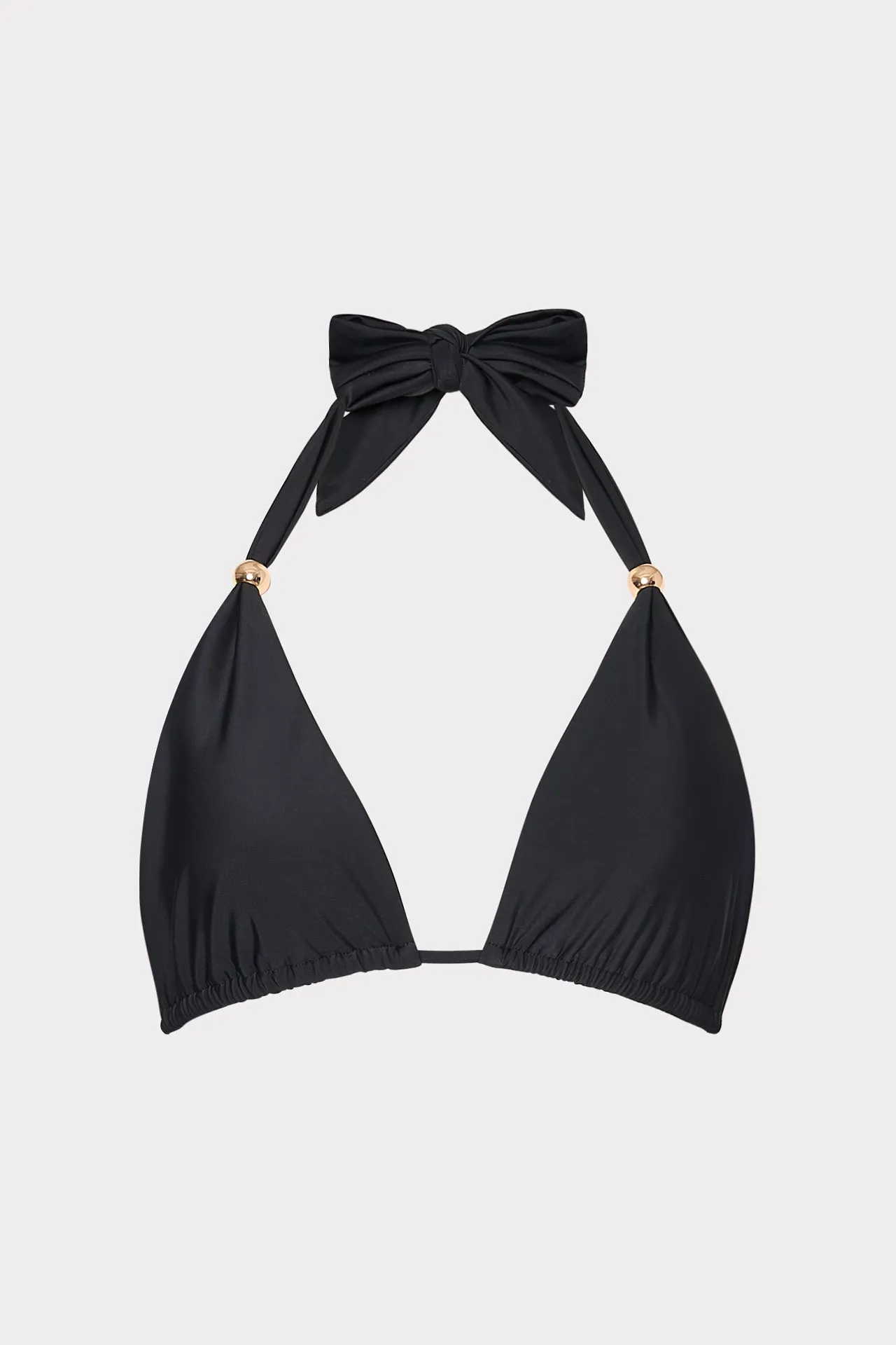 Bardot Beaded Halter Bikini Top sold by Milly