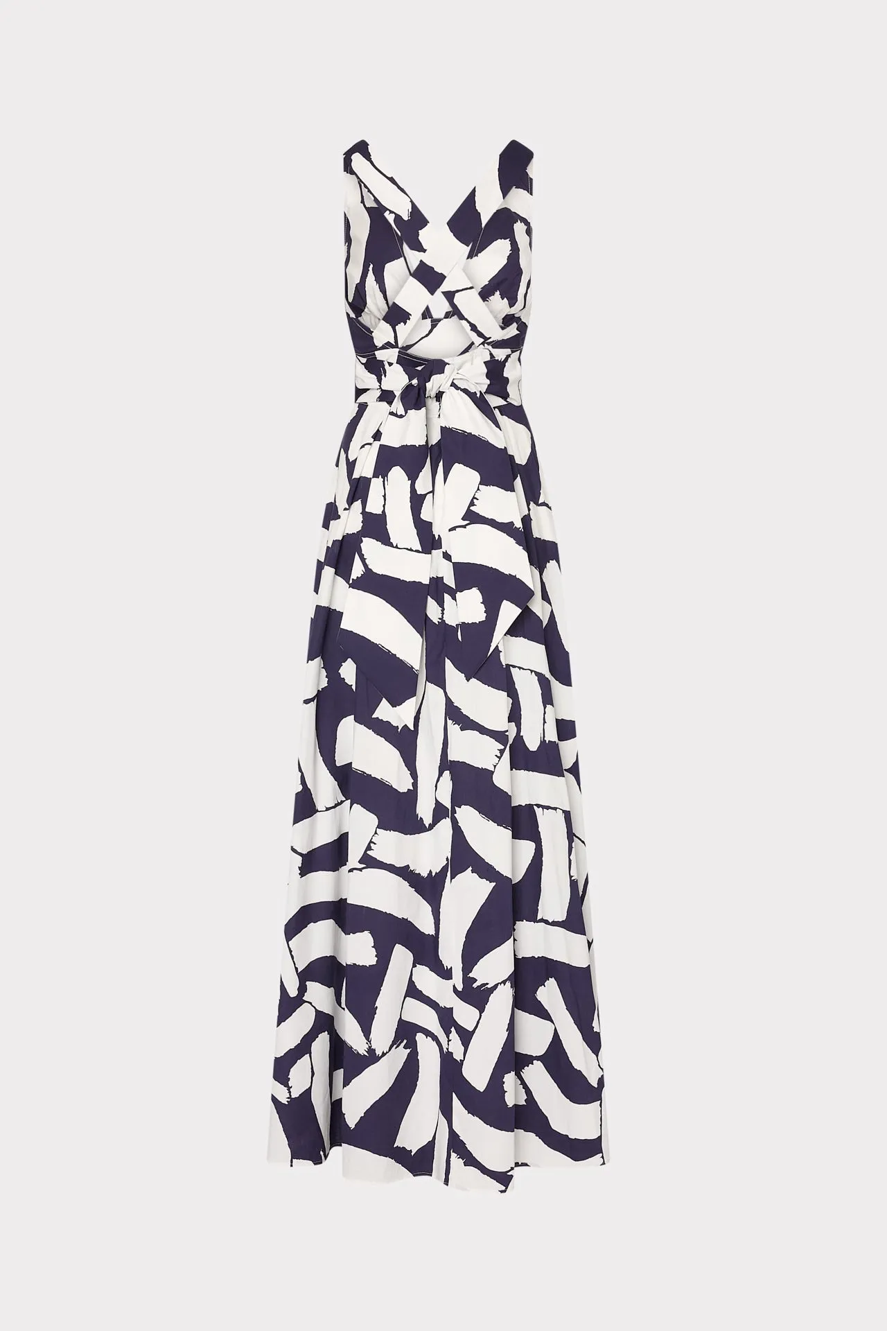 Catarina Graphic Brushstroke Maxi Dress sold by Milly product image thumbnail 5