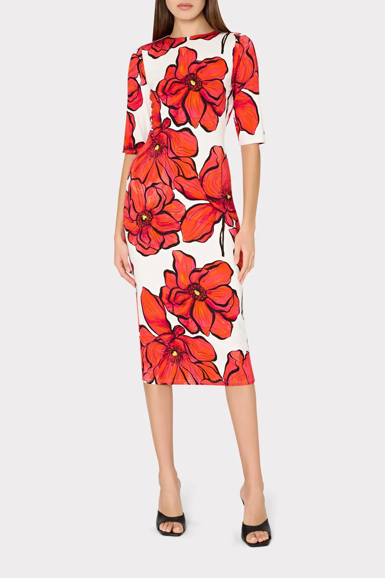 Windflower Jersey Midi Dress sold by Milly product image thumbnail 2
