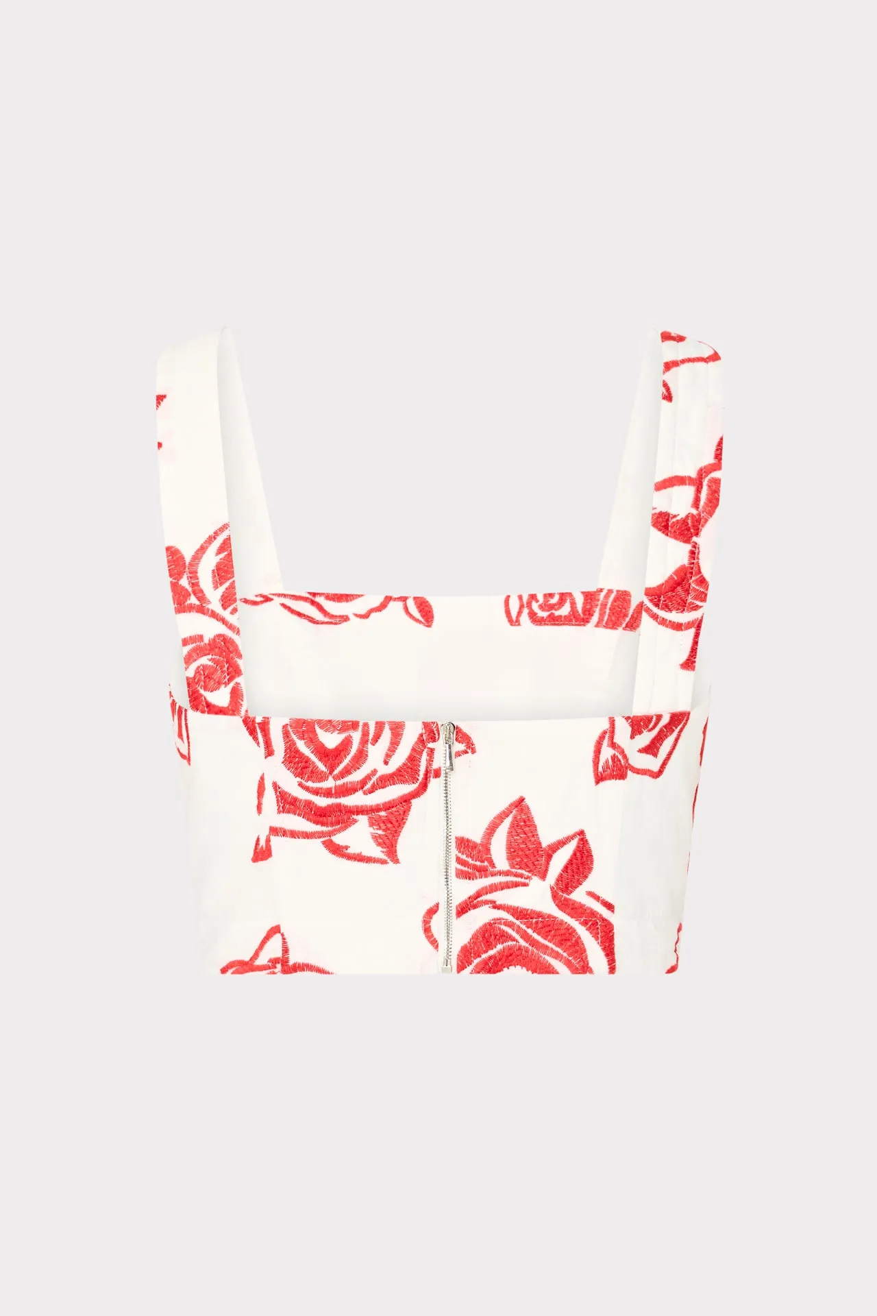 Rose Embroidery Crop Top sold by Milly product image thumbnail 4