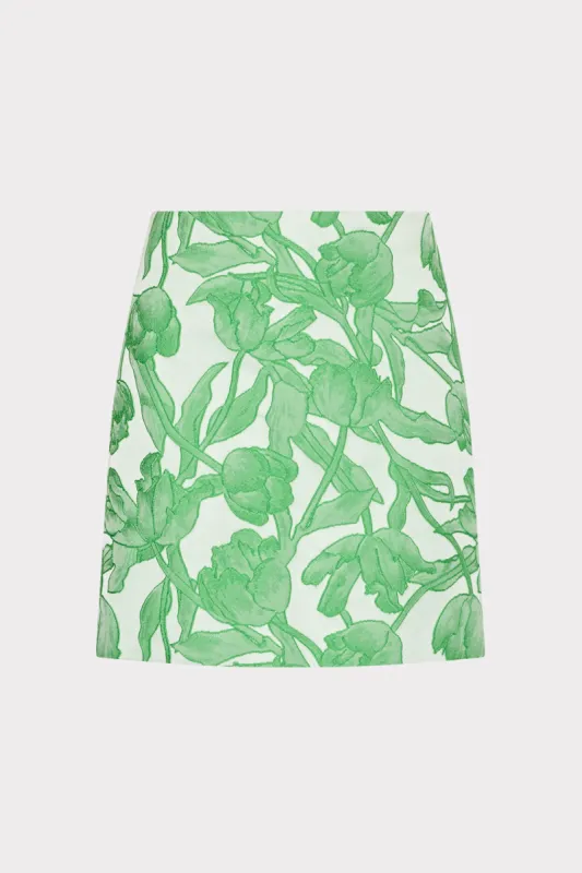 Tulip Jacquard Modern Mini Skirt sold by Milly