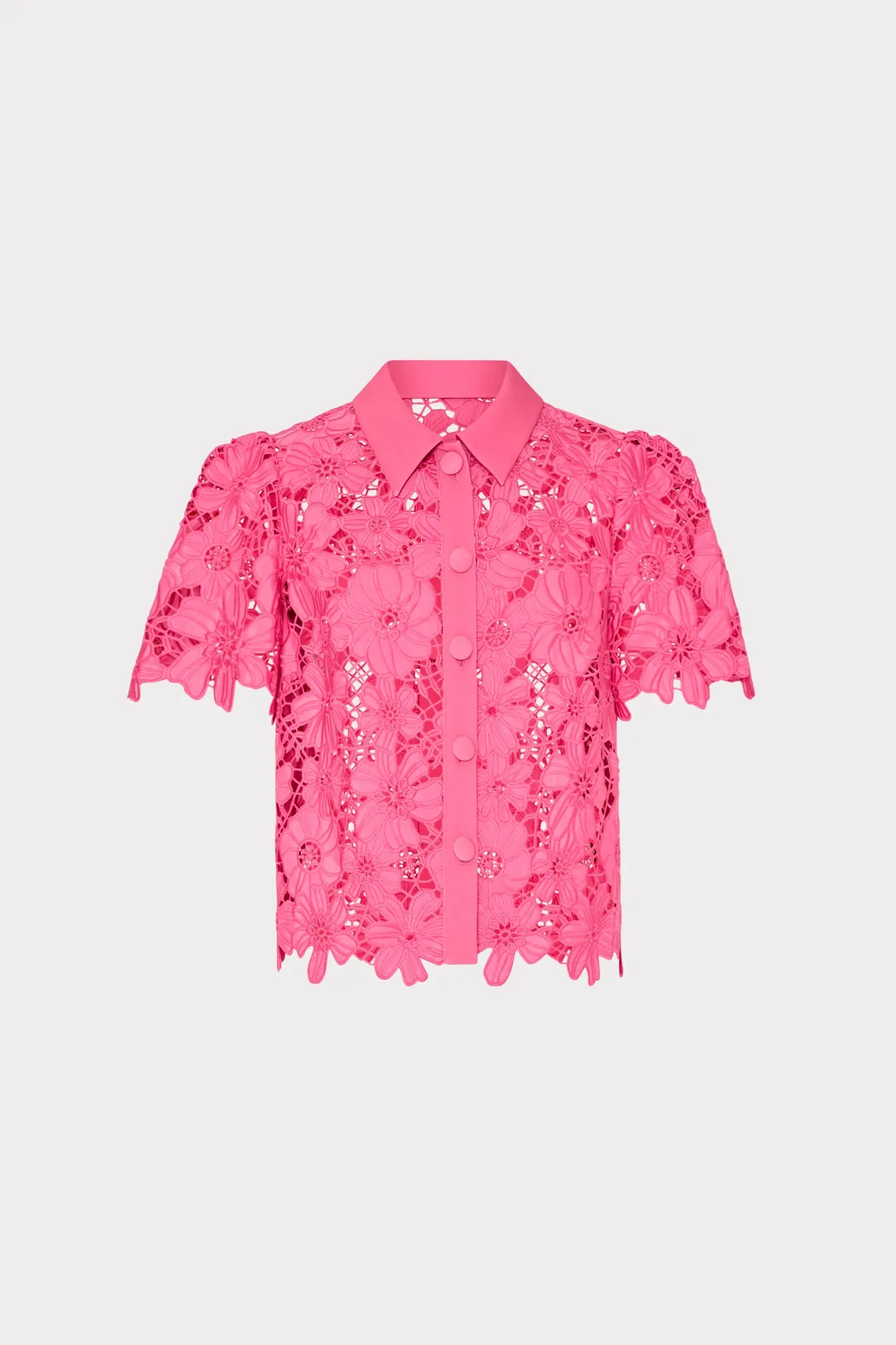 Addison Roja Lace Top sold by Milly