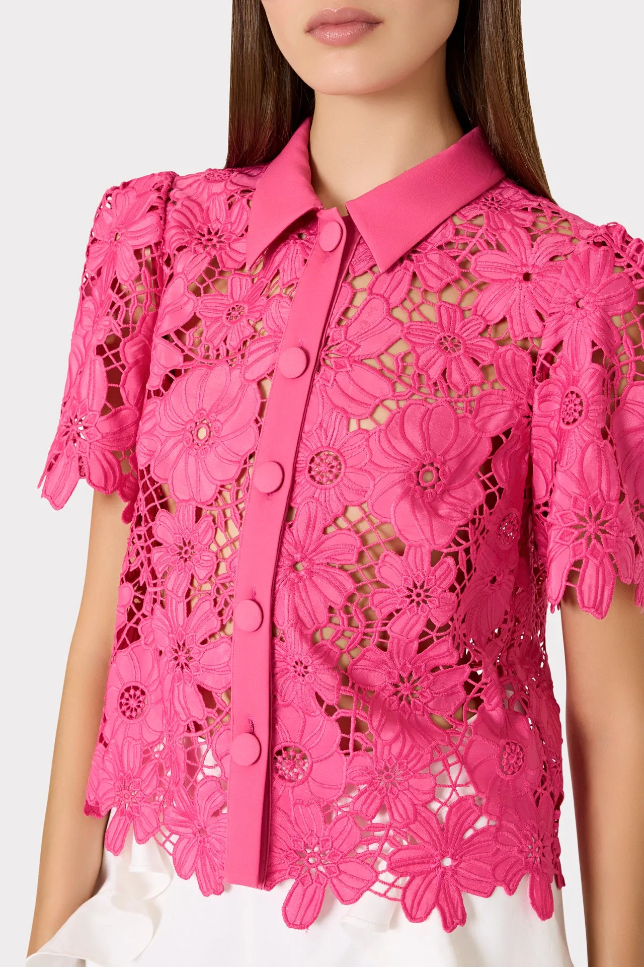 Addison Roja Lace Top sold by Milly product image thumbnail 3