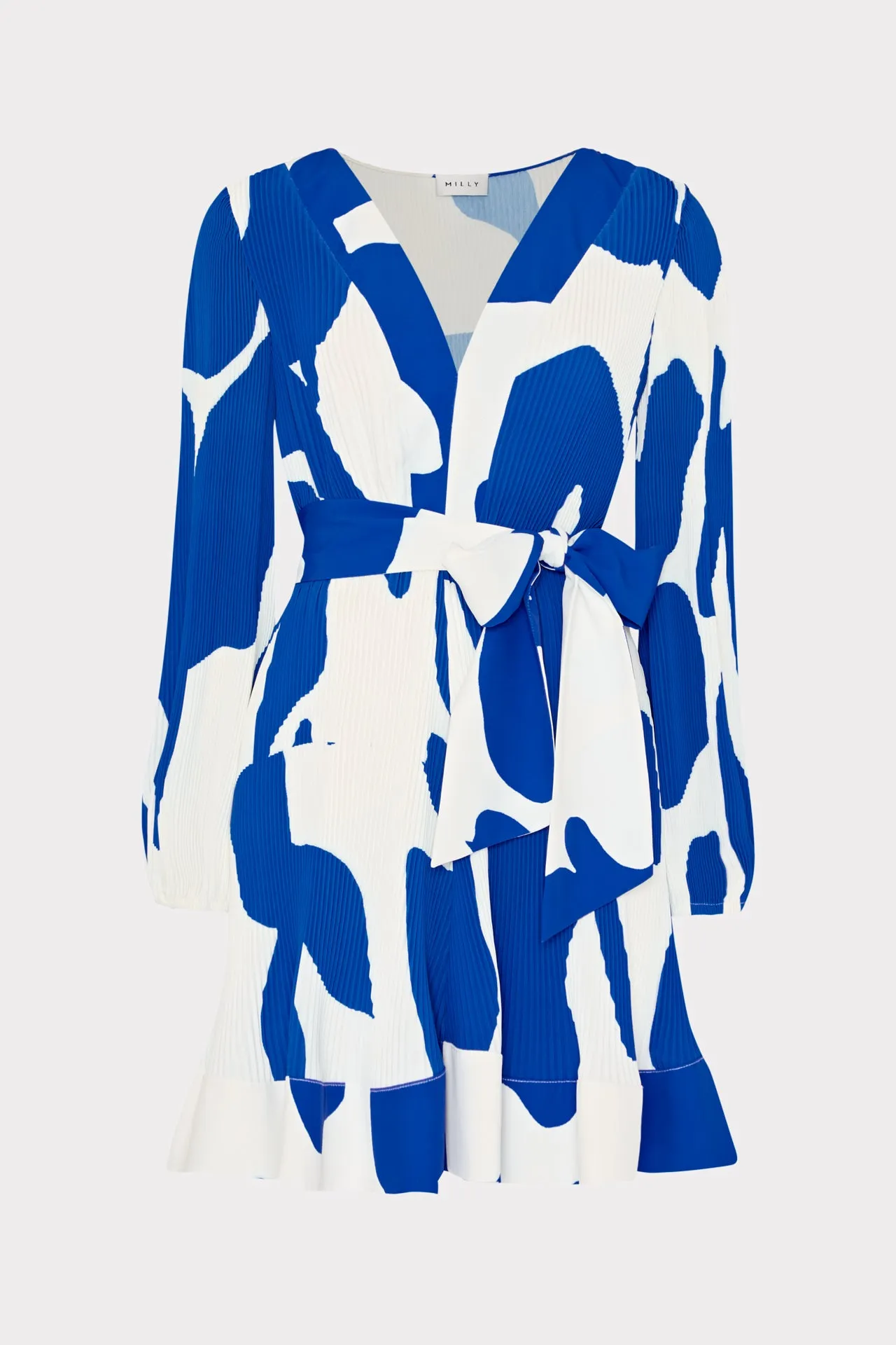 Liv Grand Foliage Pleated Dress sold by Milly