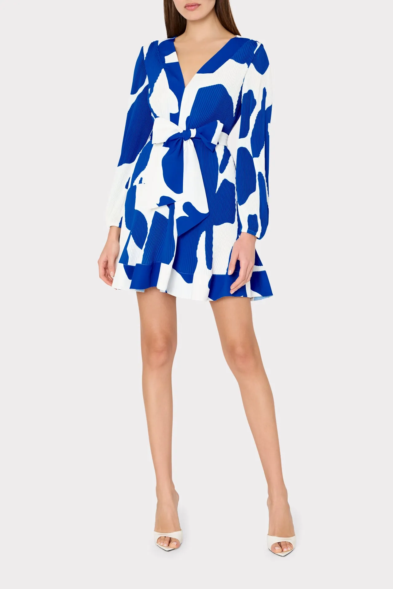 Liv Grand Foliage Pleated Dress sold by Milly product image thumbnail 2