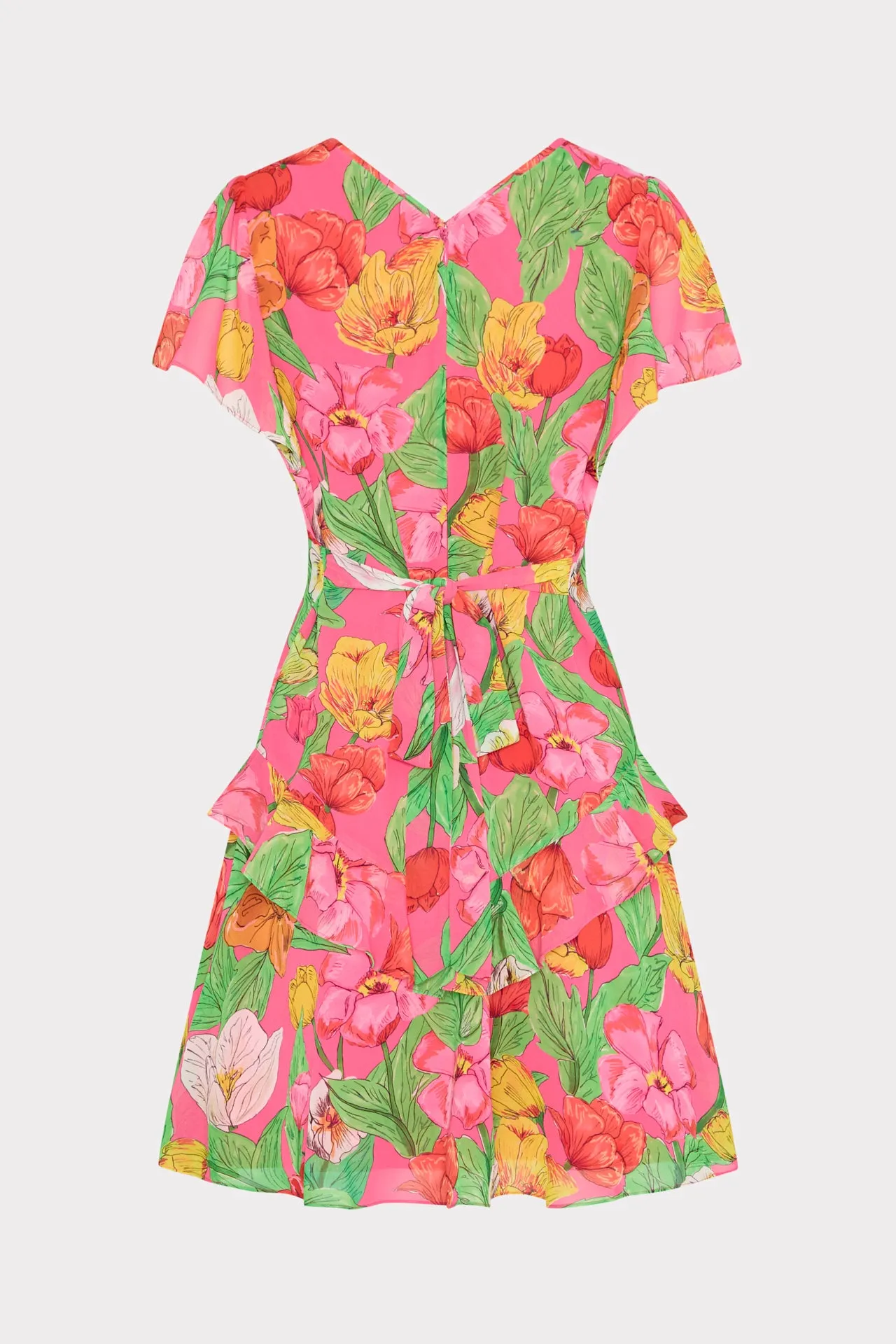 Lee Tulip Rosette Mini Dress sold by Milly product image thumbnail 5