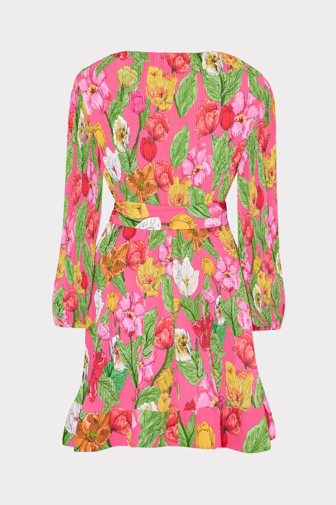 Liv Tulip Rosette Pleated Dress sold by Milly product image thumbnail 4