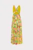 Oria Tulip Rosette Pleated Dress sold by Milly
