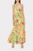 Oria Tulip Rosette Pleated Dress sold by Milly