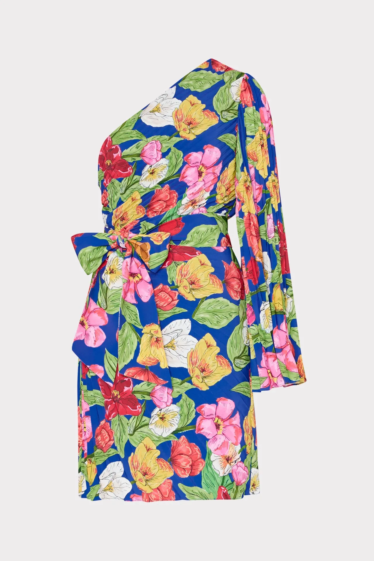 Linden Tulip Rosette Pleated Dress sold by Milly