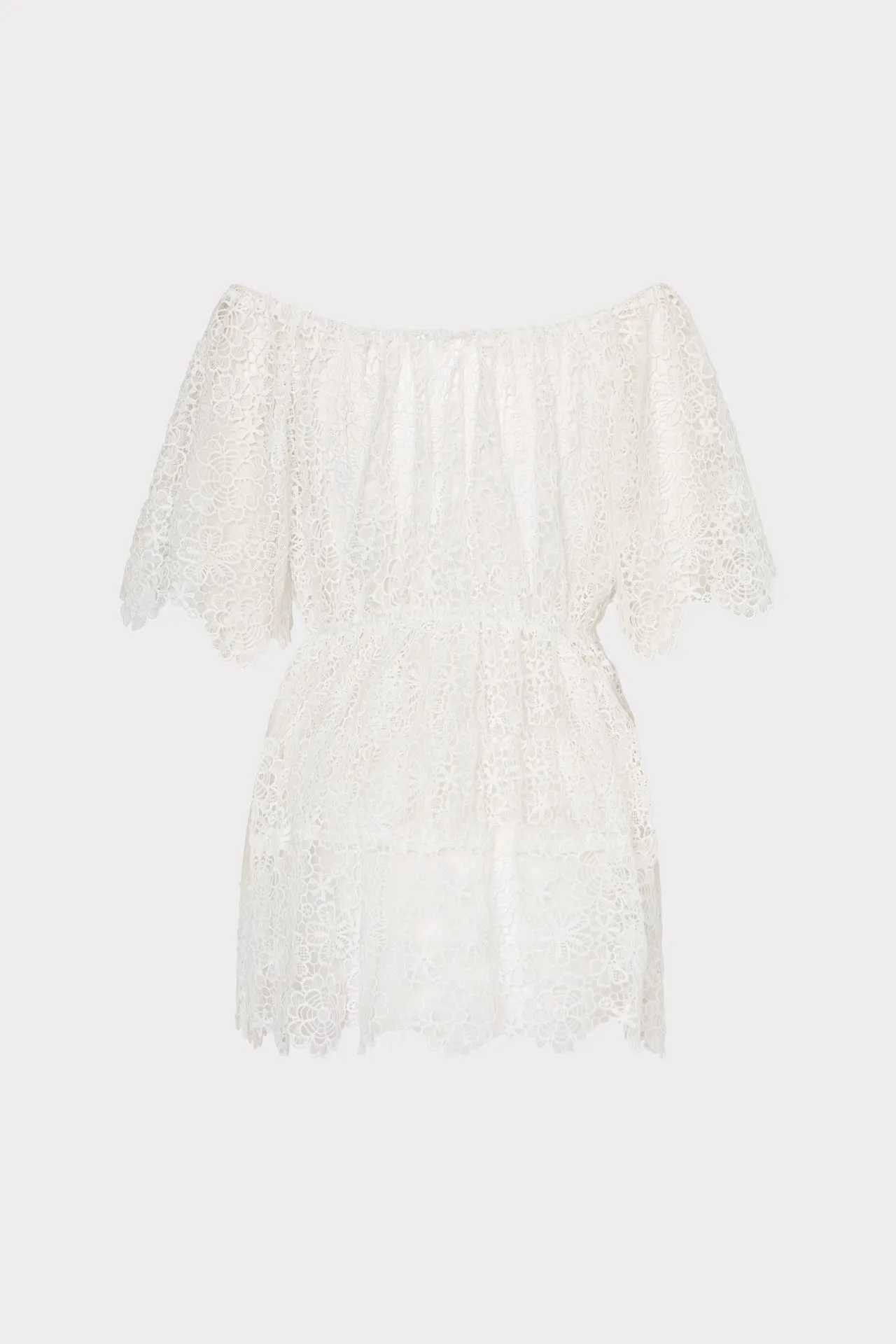 Swirl Lace Cover-Up Mini Dress sold by Milly product image thumbnail 5