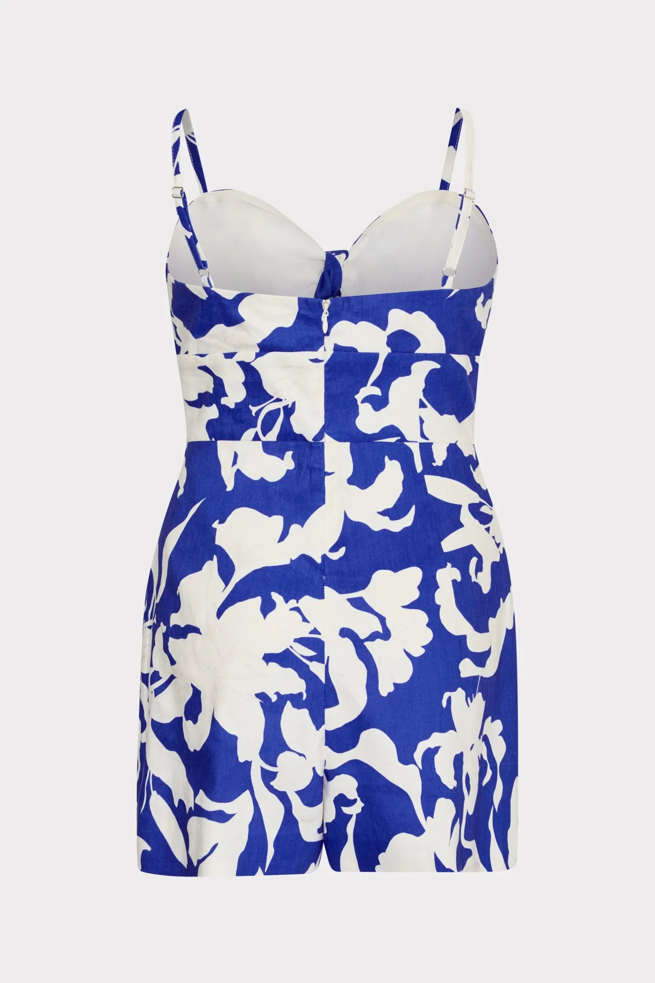 Anya Lily Silhouette Linen Romper sold by Milly product image thumbnail 4