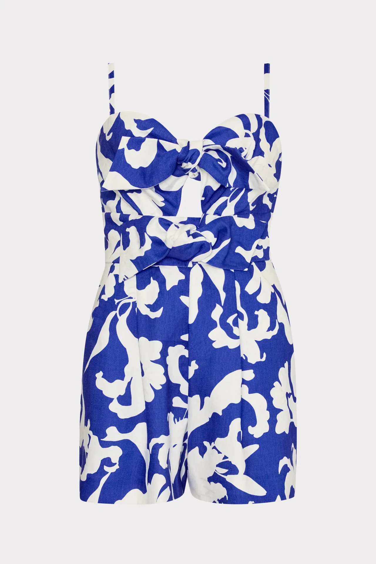 Anya Lily Silhouette Linen Romper sold by Milly