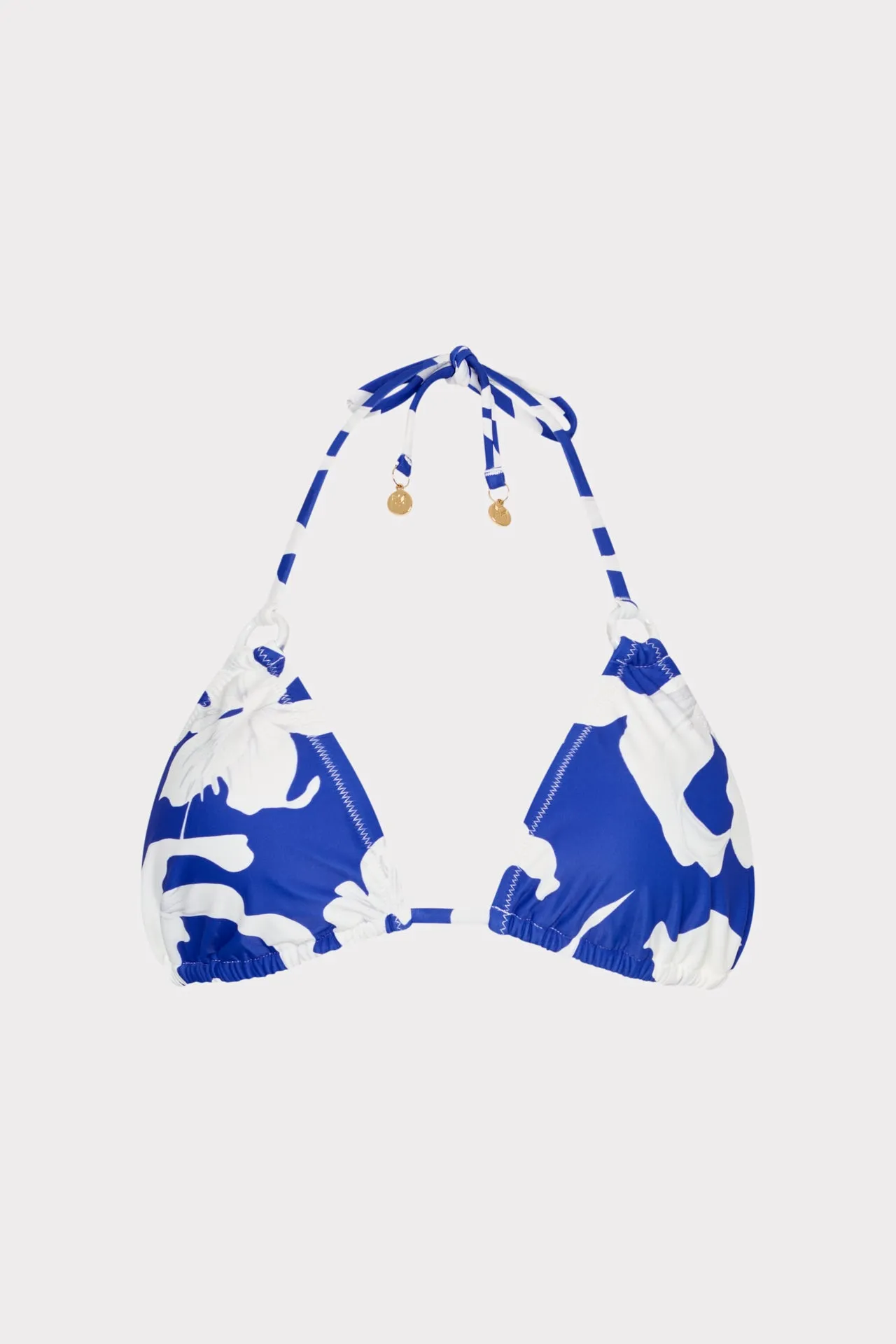 Lily Silhouette Triangle Bikini Top sold by Milly