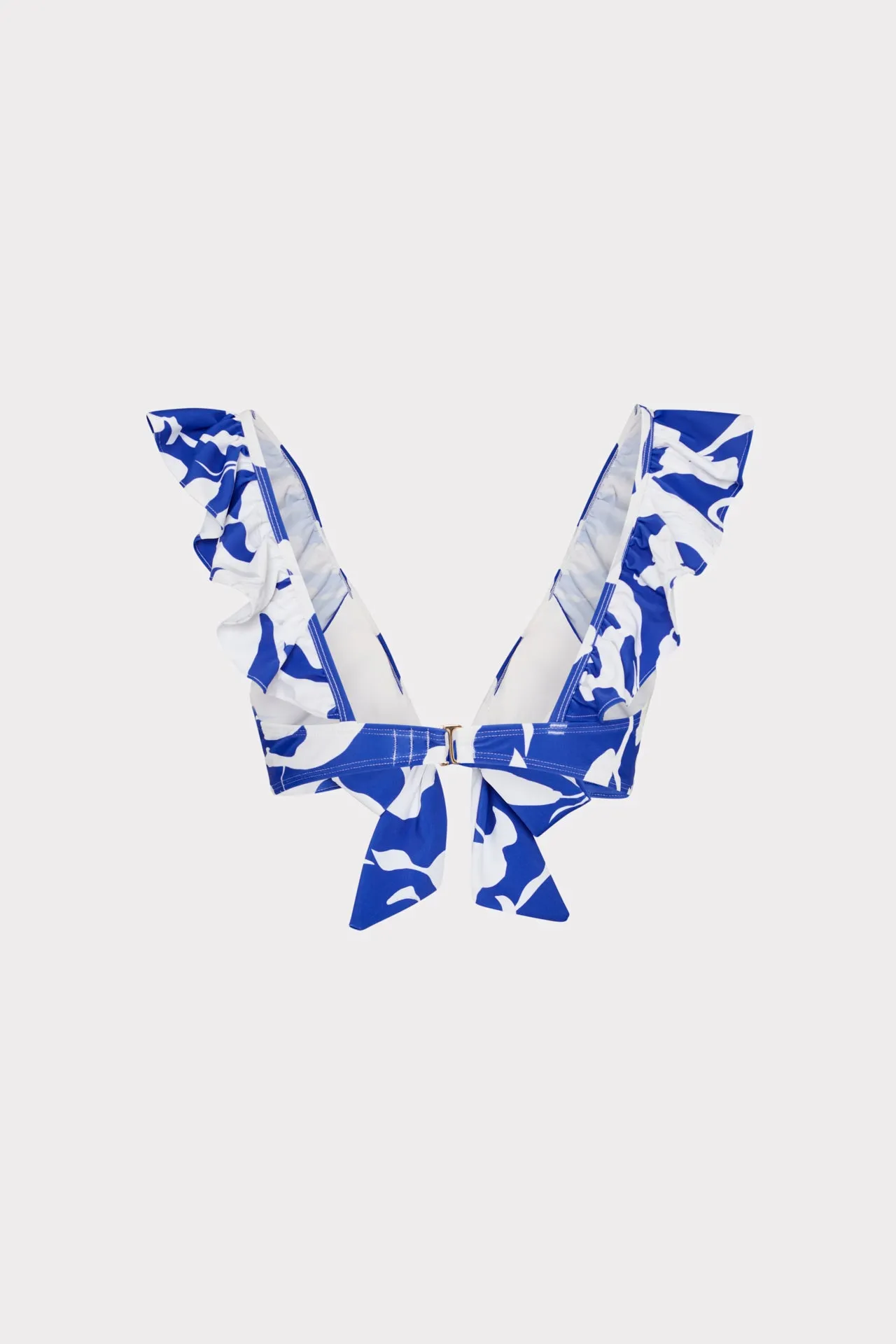 Lily Silhouette Ruffle Bikini Top sold by Milly product image thumbnail 4