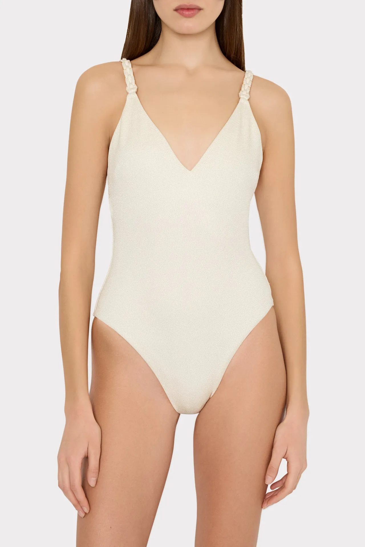 Shimmer Texture Braided One Piece sold by Milly product image thumbnail 2
