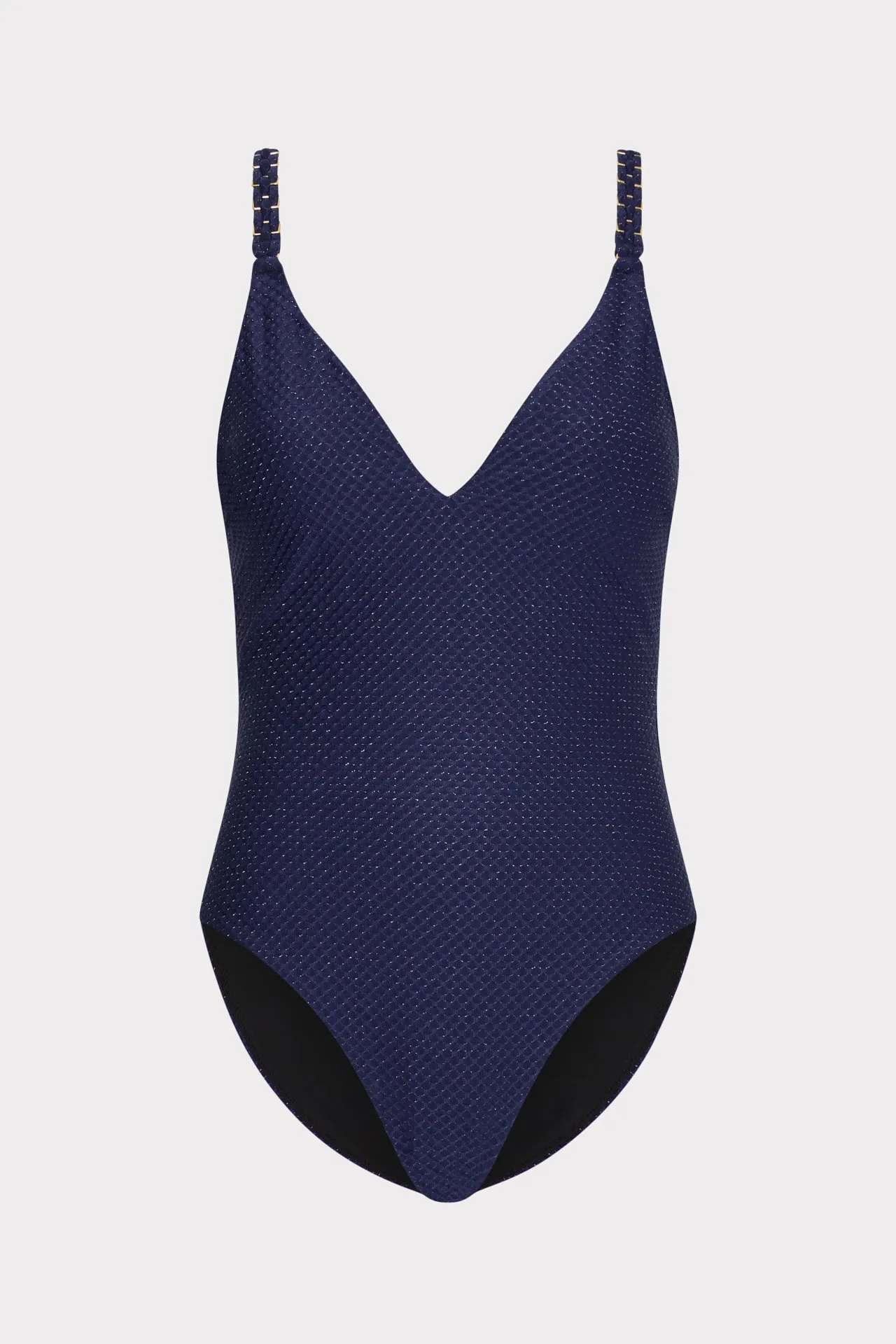 Shimmer Texture Braided One Piece sold by Milly