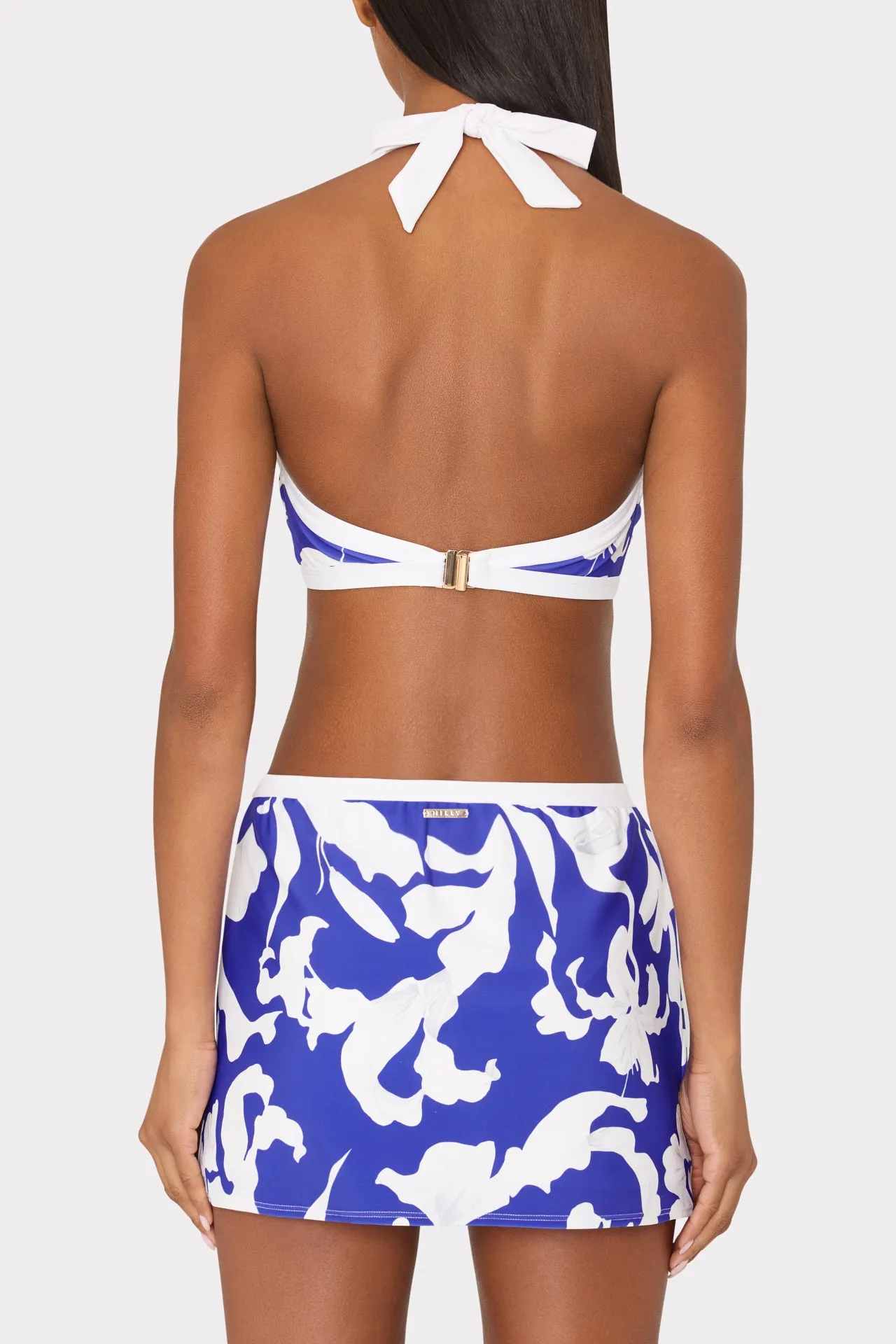 Lily Silhouette Swim Skirt sold by Milly product image thumbnail 4