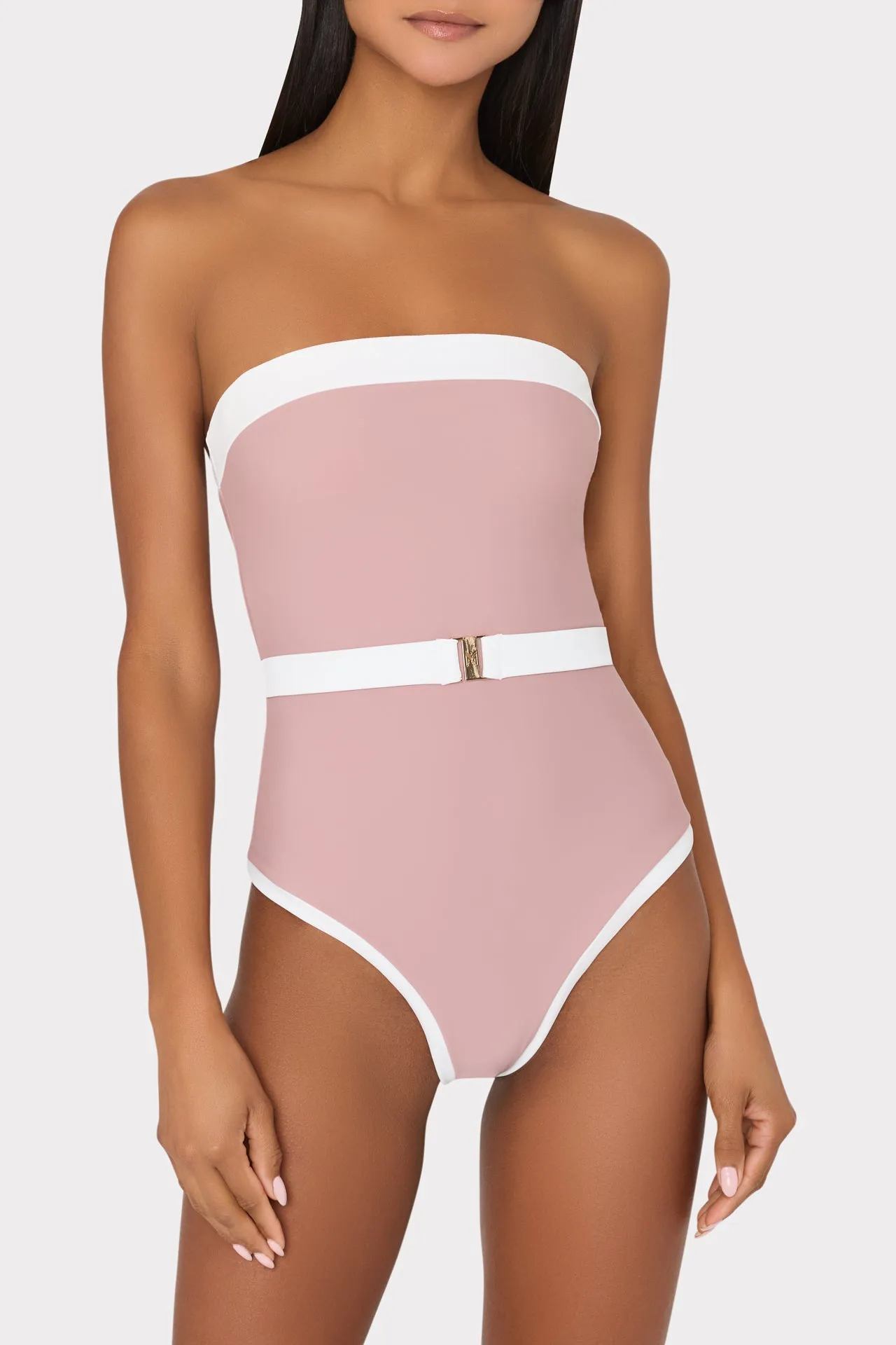 Ravello Strapless Color Block One Piece sold by Milly product image thumbnail 3