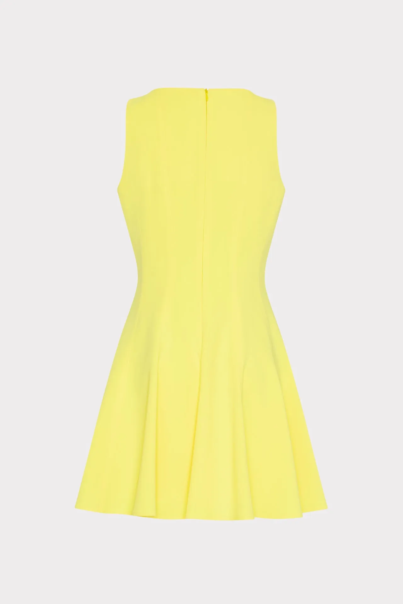 Sleeveless Stretch Cady Fit And Flare Dress sold by Milly product image thumbnail 4