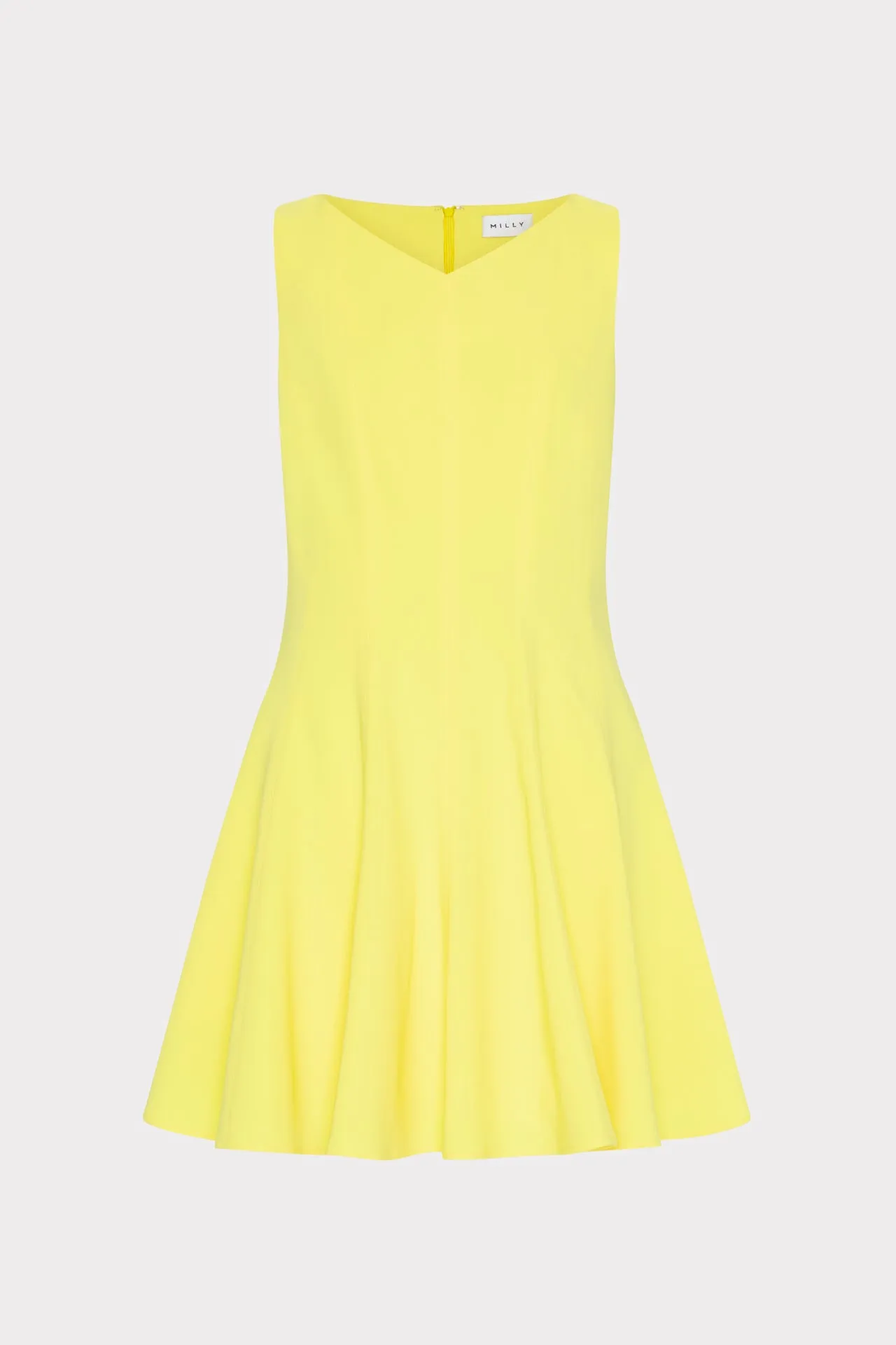 Sleeveless Stretch Cady Fit And Flare Dress sold by Milly