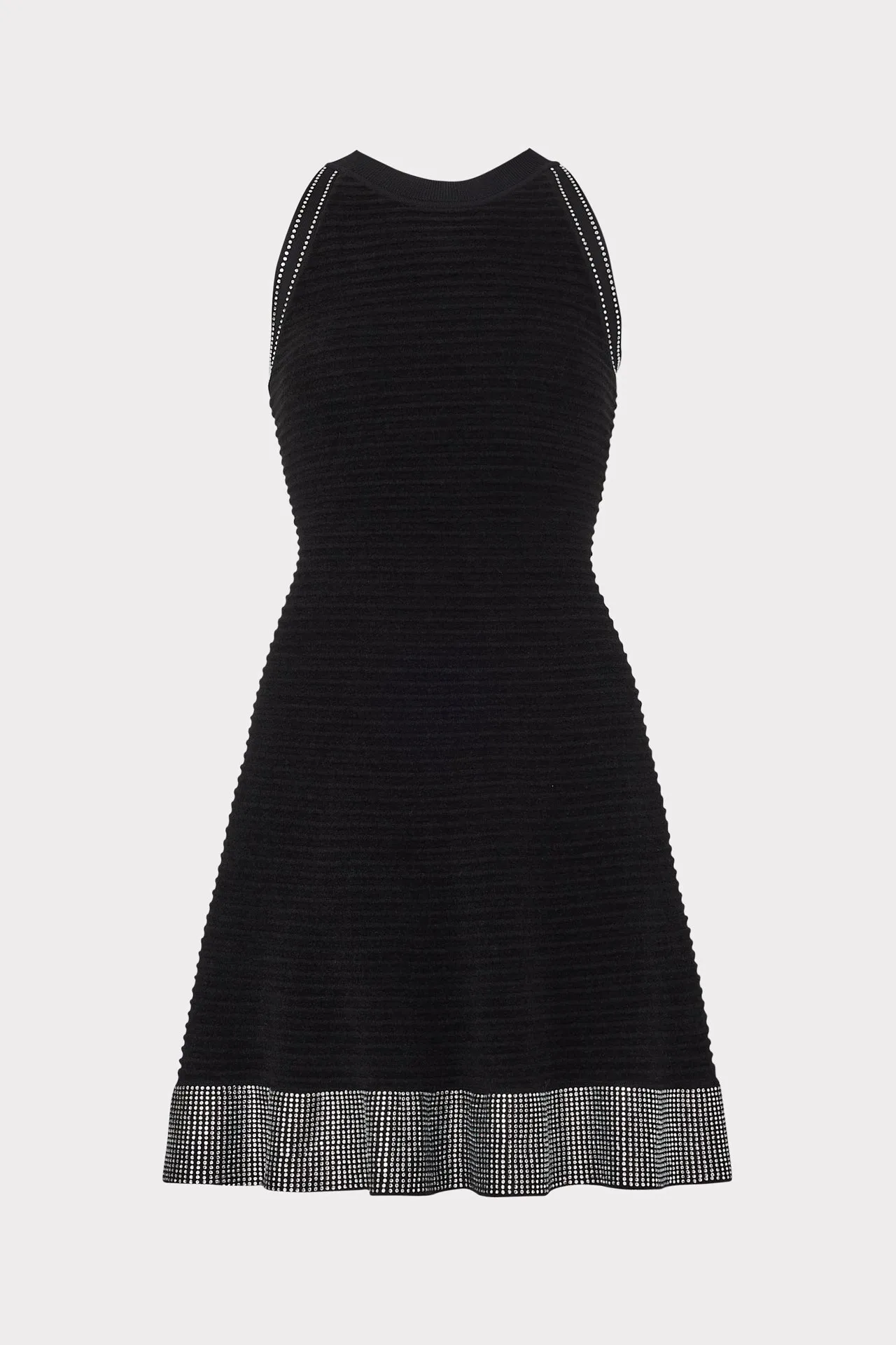 Crystal Trim Knit Mini Dress sold by Milly