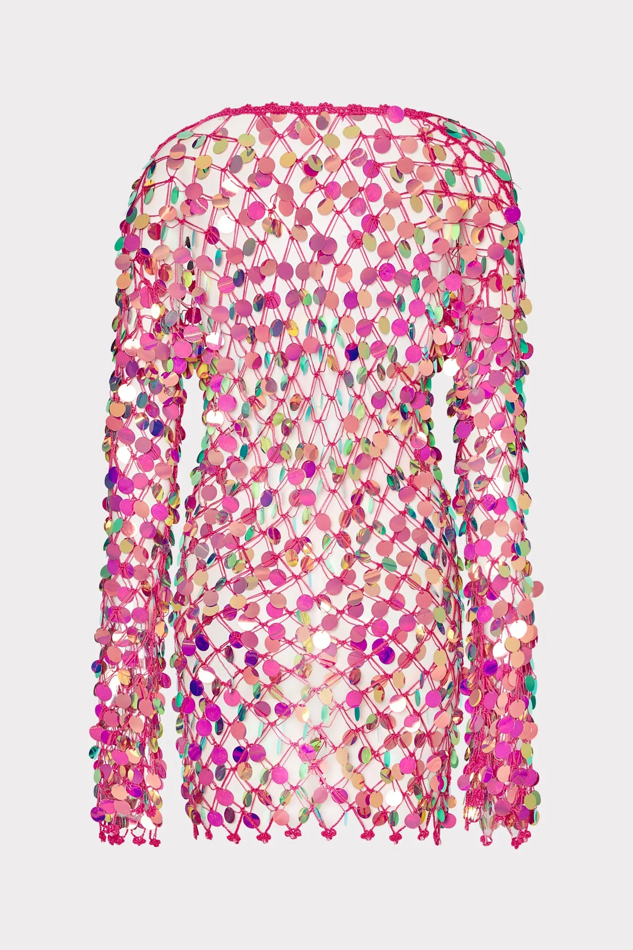 Sequin Crochet Mini Dress sold by Milly product image thumbnail 4