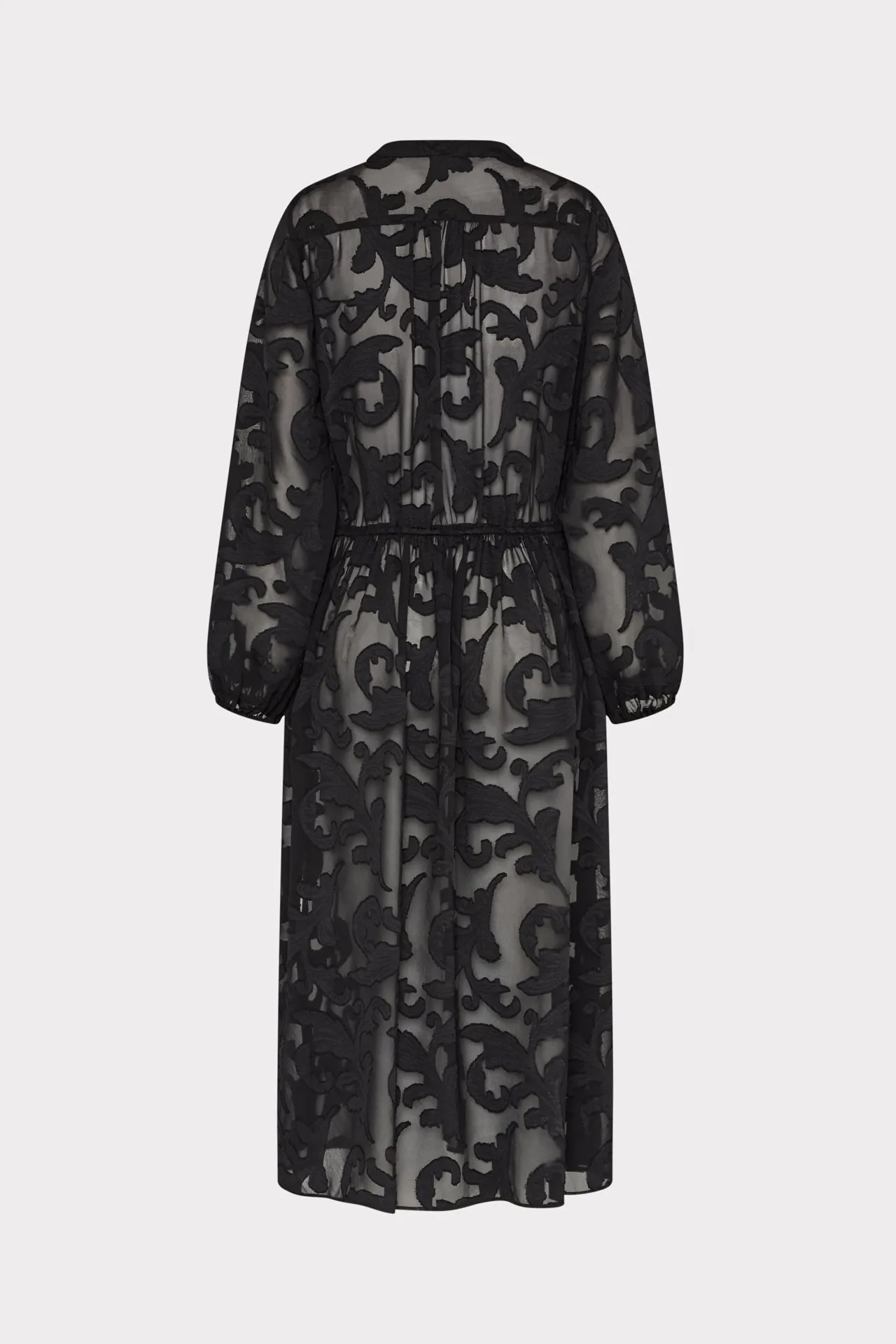 Scroll Burnout Maxi Cover-Up Dress sold by Milly product image thumbnail 4