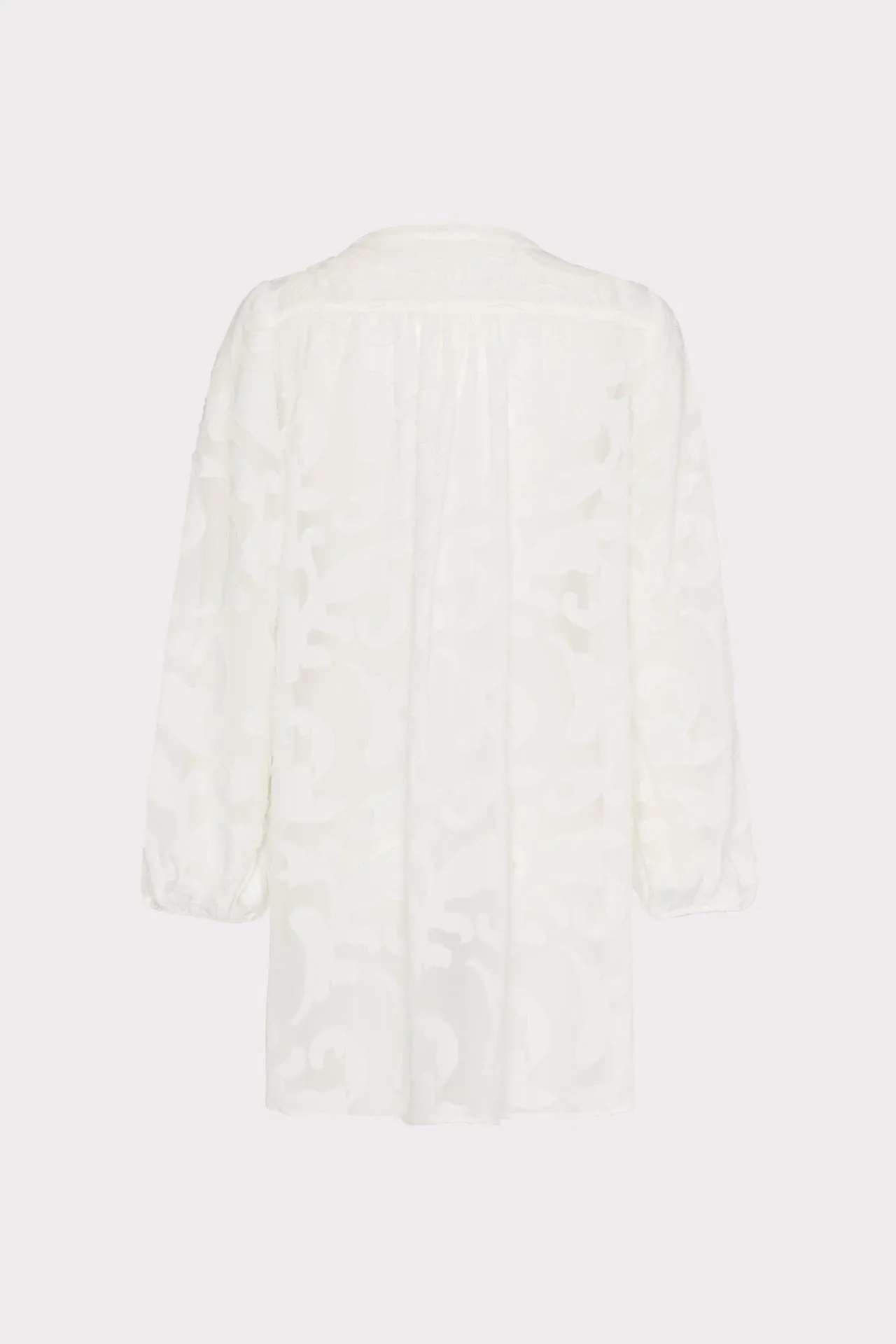 Scroll Burnout Cover-Up Mini Dress sold by Milly product image thumbnail 4