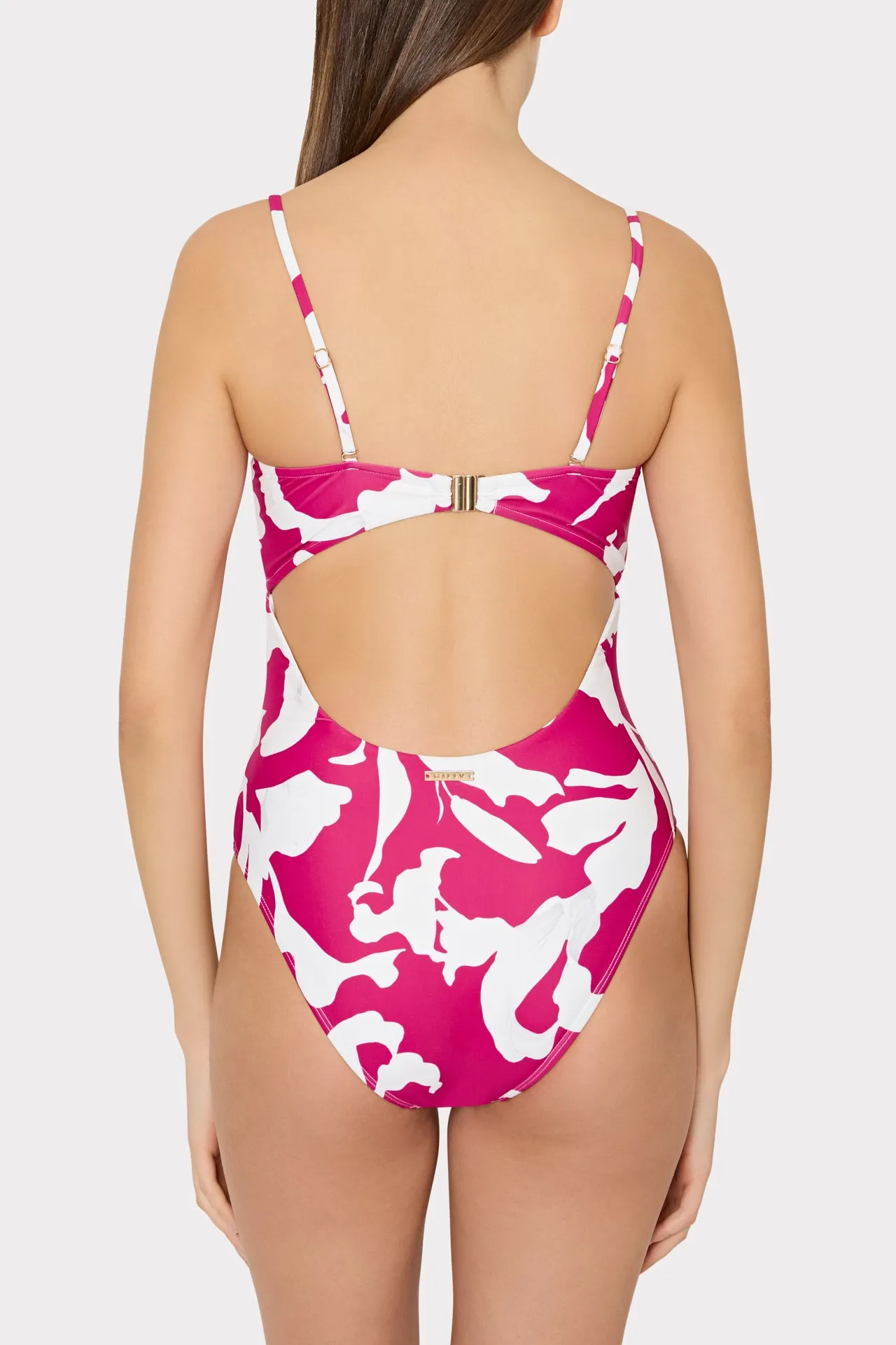Lily Silhouette Knot Bandeau One Piece sold by Milly product image thumbnail 5