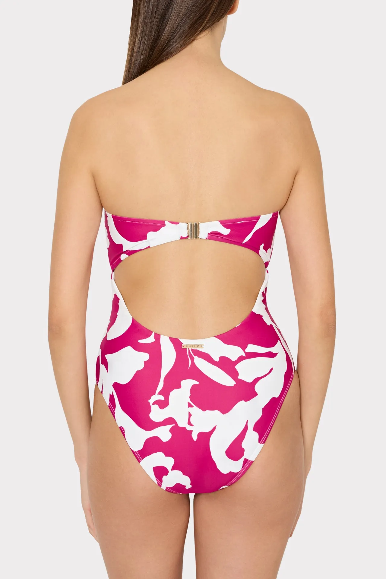 Lily Silhouette Knot Bandeau One Piece sold by Milly product image thumbnail 4